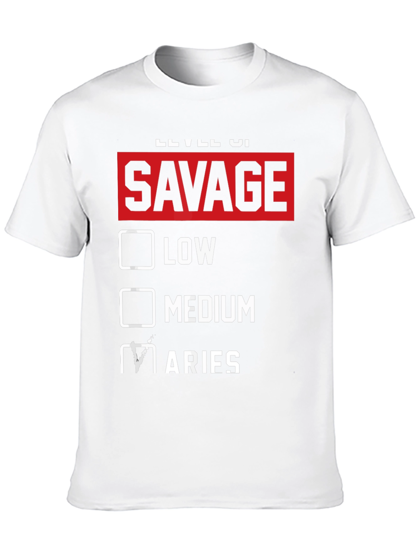 Savage Aries Zodiac T-Shirt