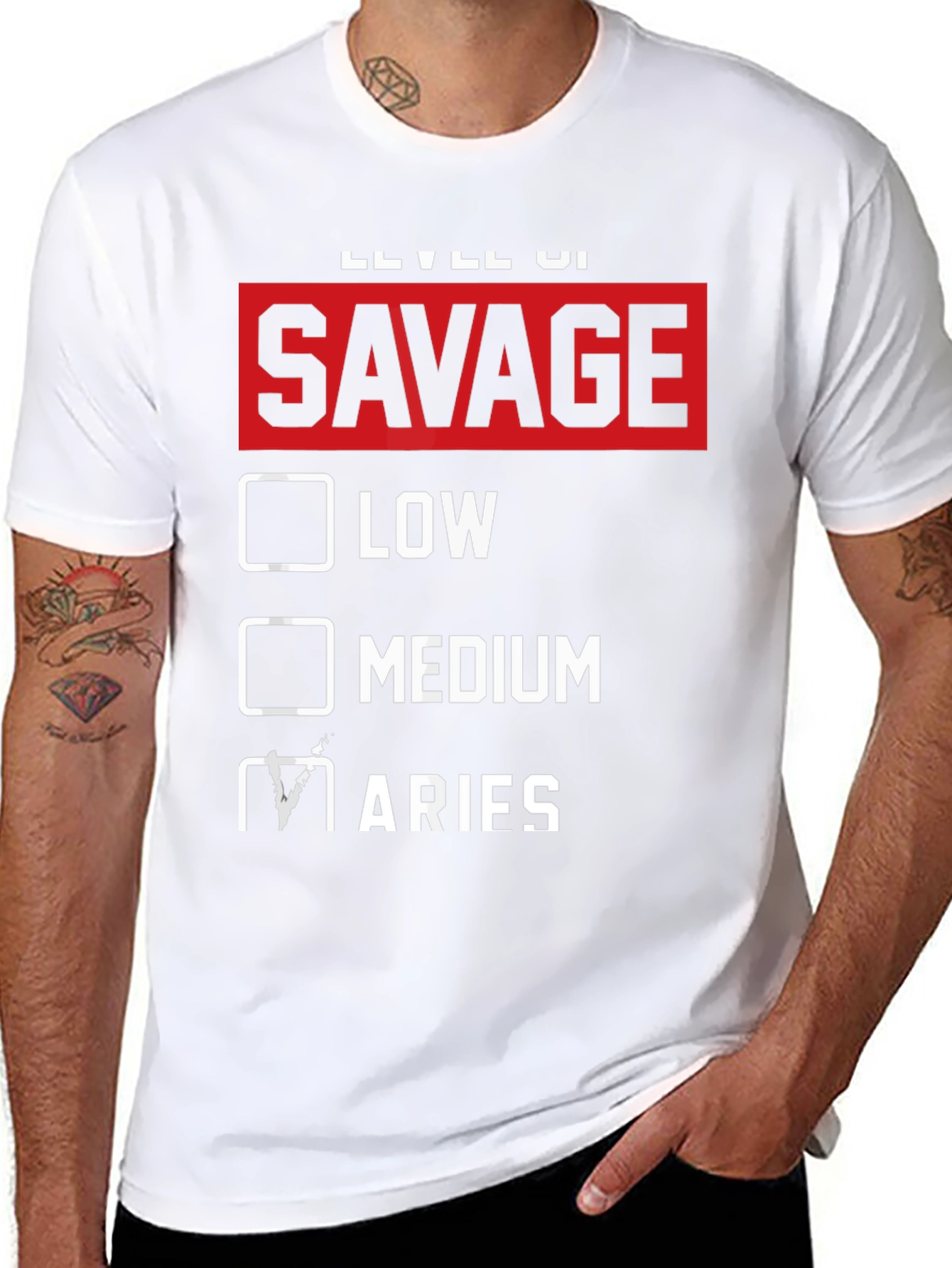 Savage Aries Zodiac T-Shirt