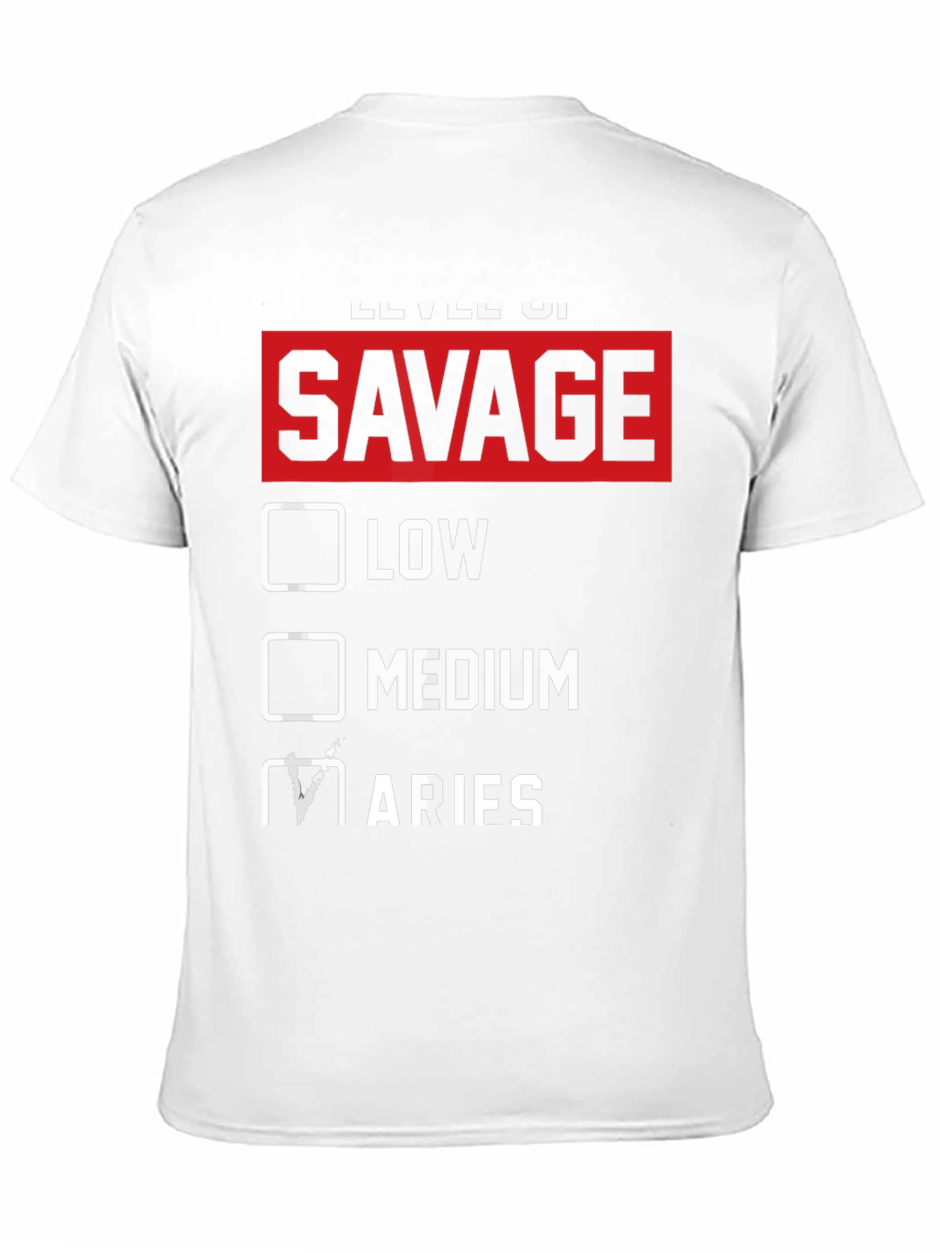 Savage Aries Zodiac T-Shirt