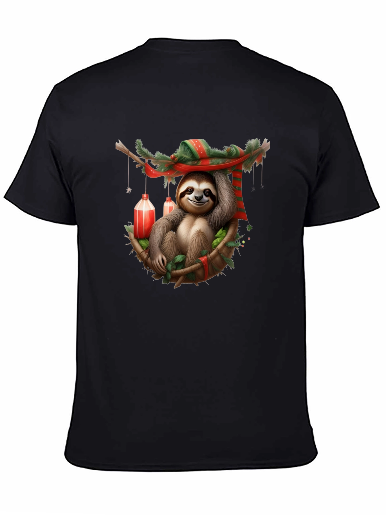 Festive Sloth T-Shirt - Holiday Style