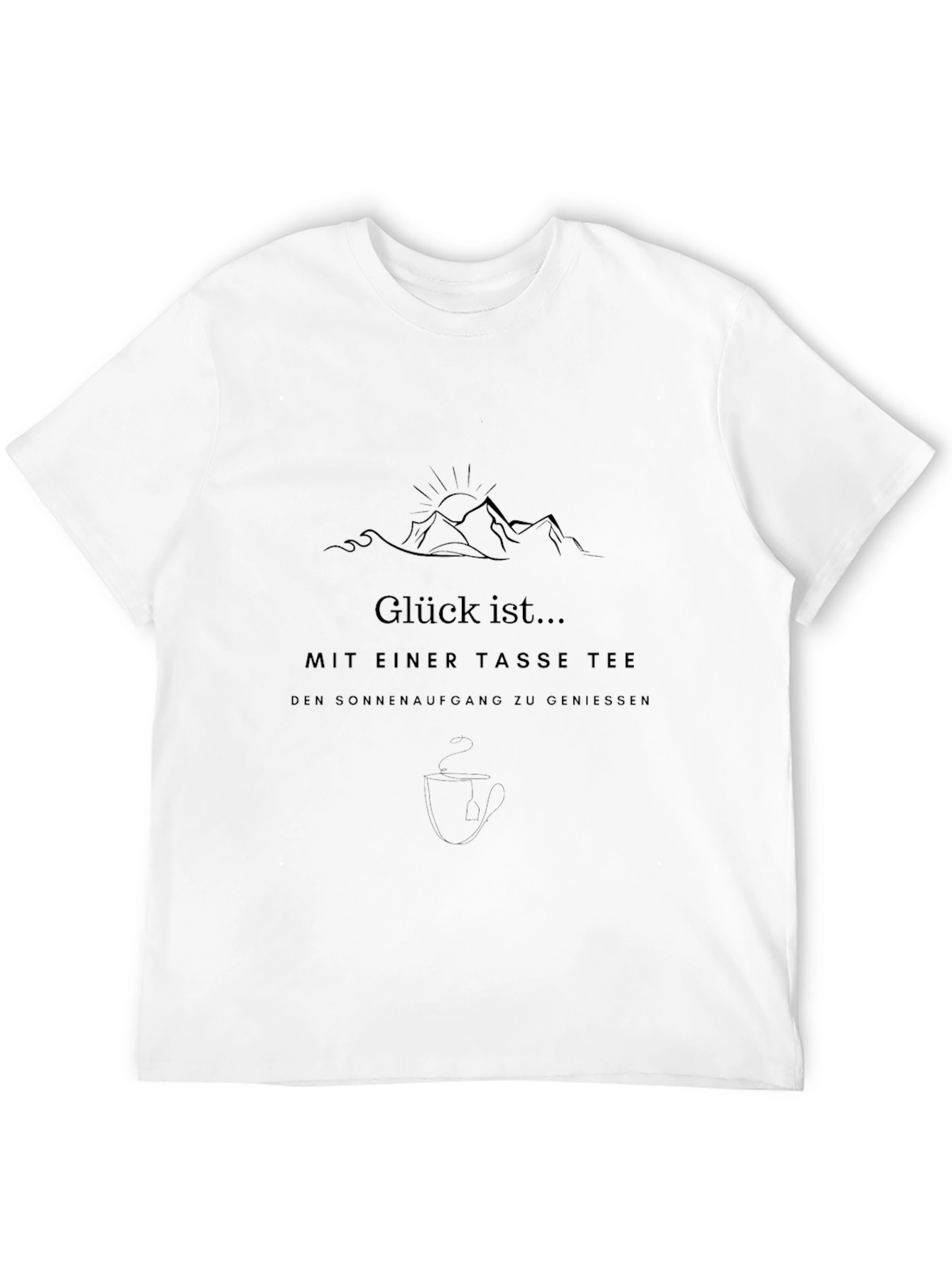 Glück ist... Mens Graphic Tee - Black