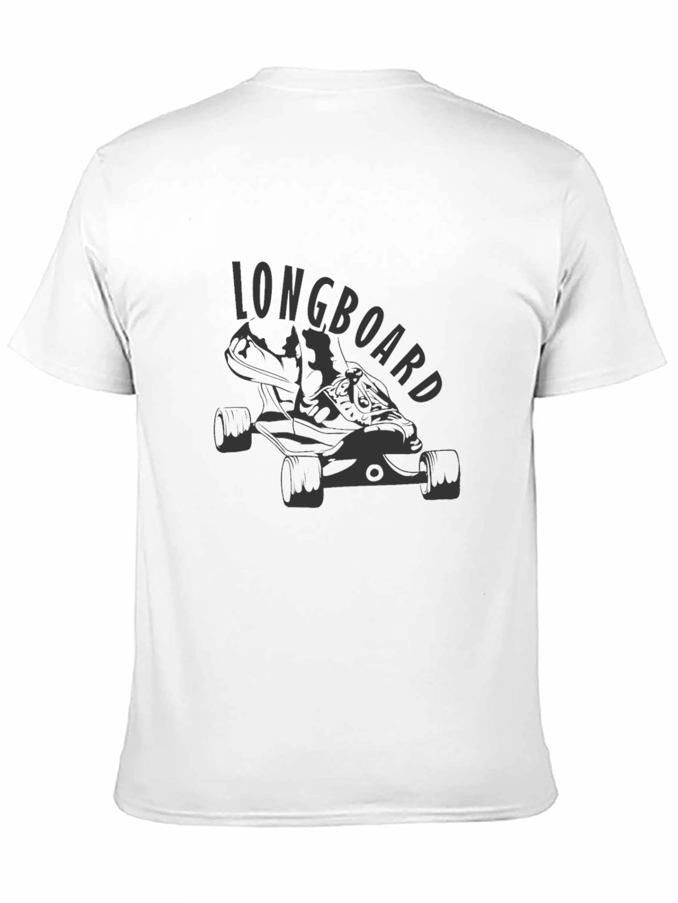 Longboard Graphic T-Shirt - Skateboarding Apparel