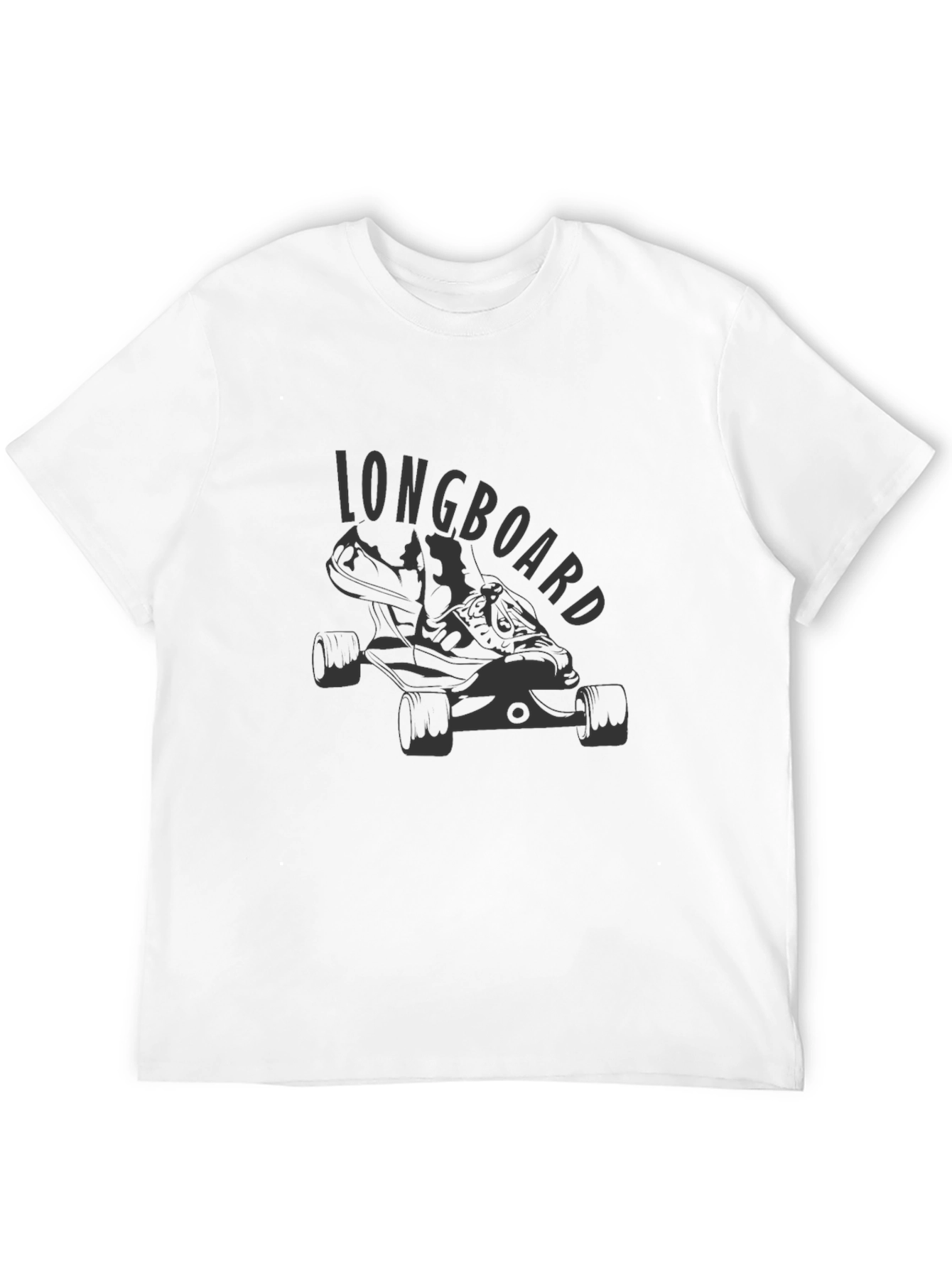 Longboard Graphic T-Shirt - Skateboarding Apparel