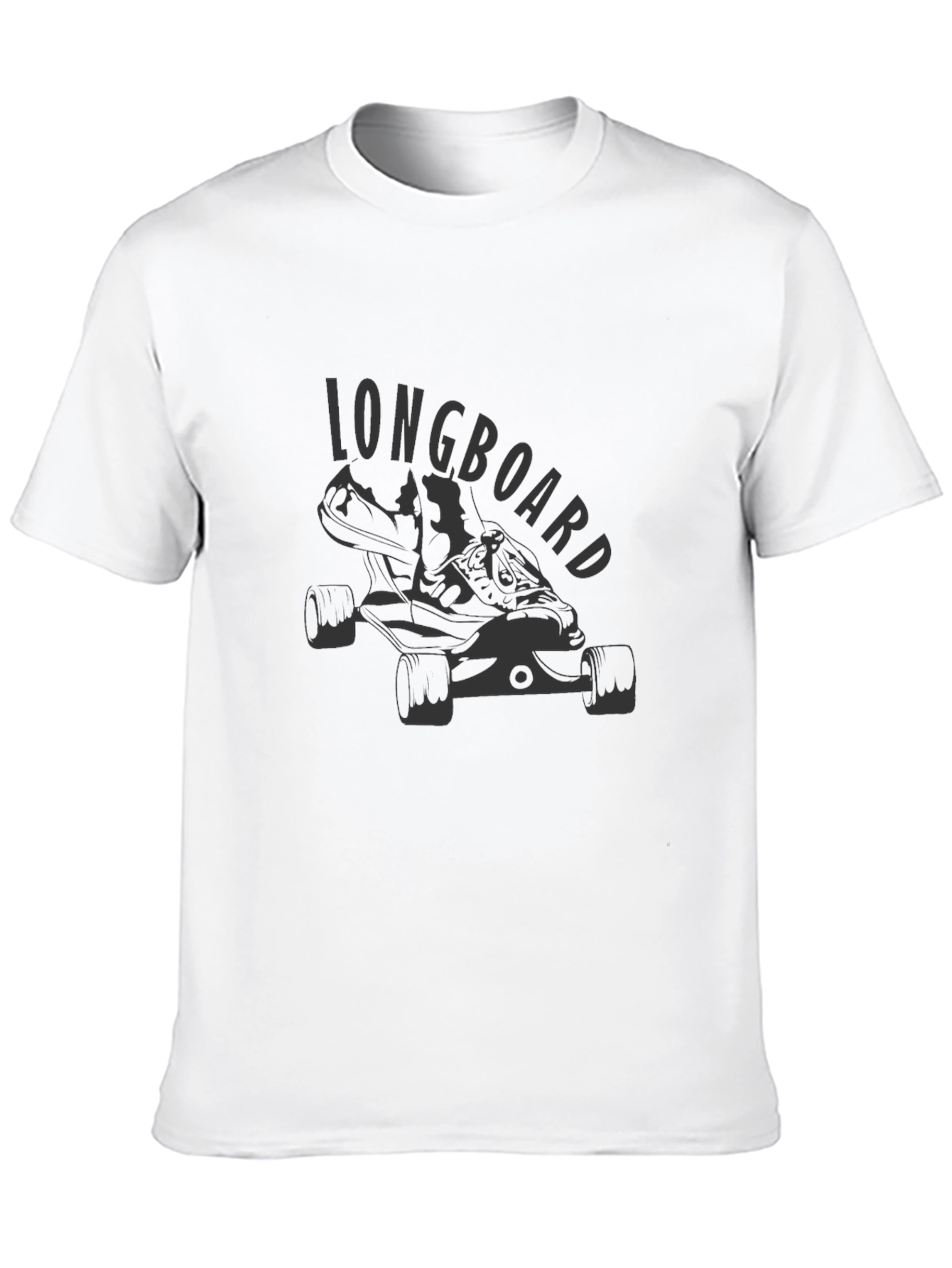 Longboard Graphic T-Shirt - Skateboarding Apparel