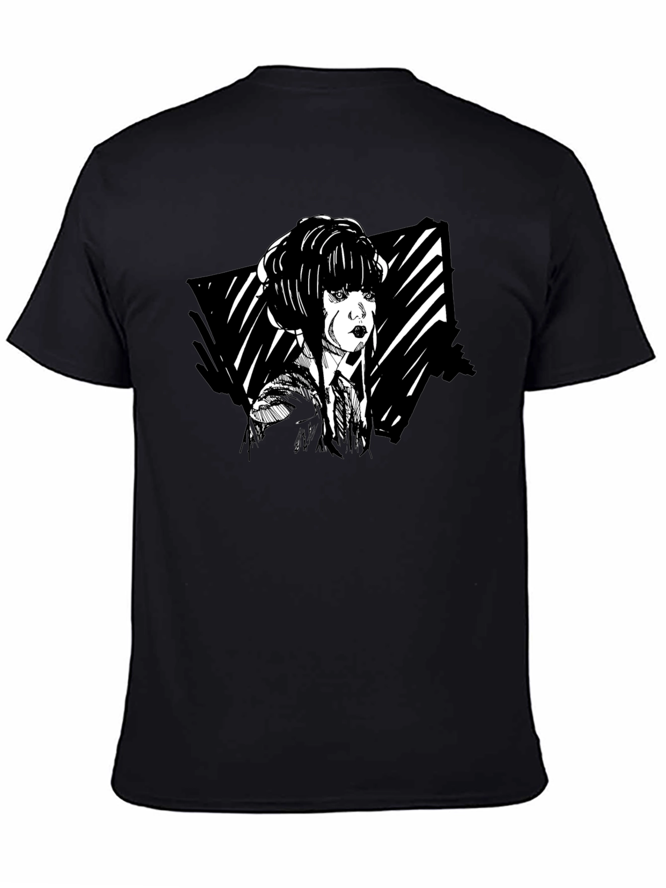 Wednesday Addams Black Graphic T-Shirt