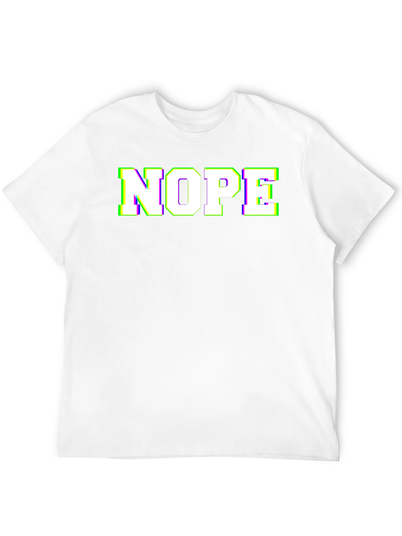 Nope Graphic Tee - Black Novelty T-Shirt