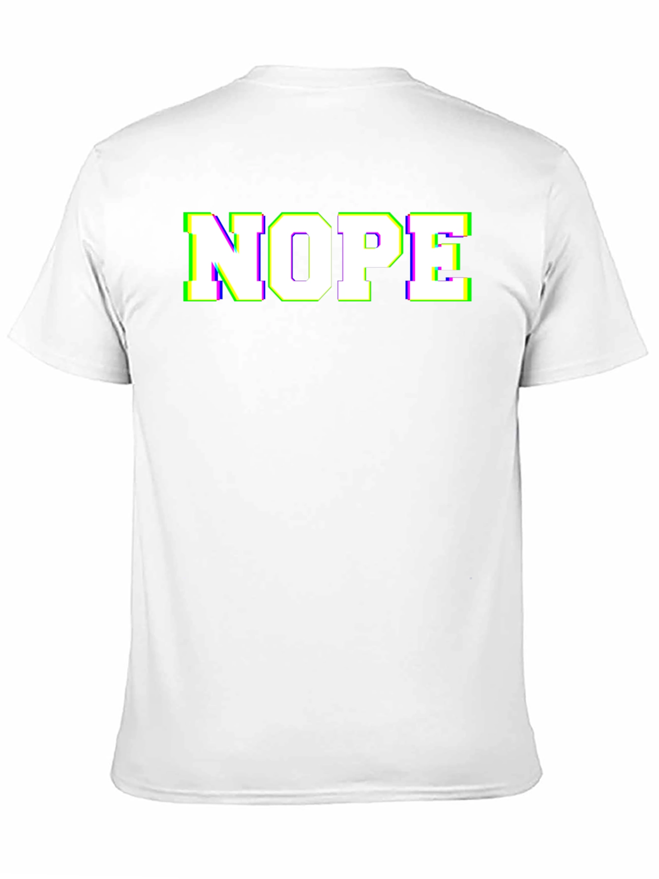 Nope Graphic Tee - Black Novelty T-Shirt