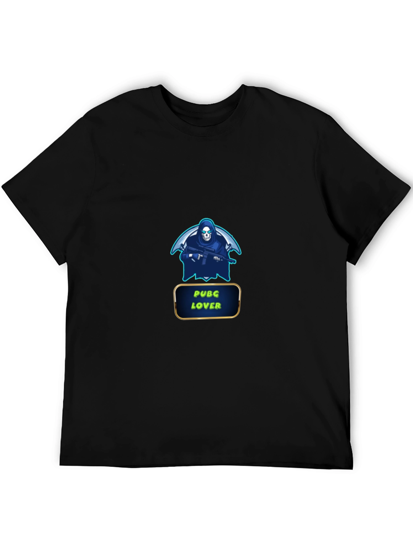 PUBG Lover Graphic Black T-Shirt