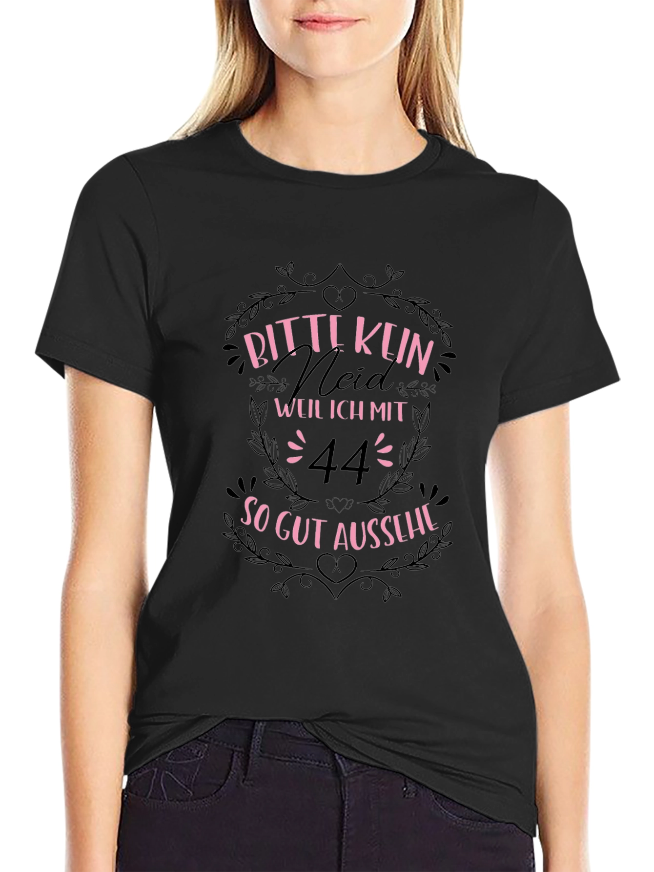 Funny 44th Birthday T-Shirt - Bitte Kein Neid