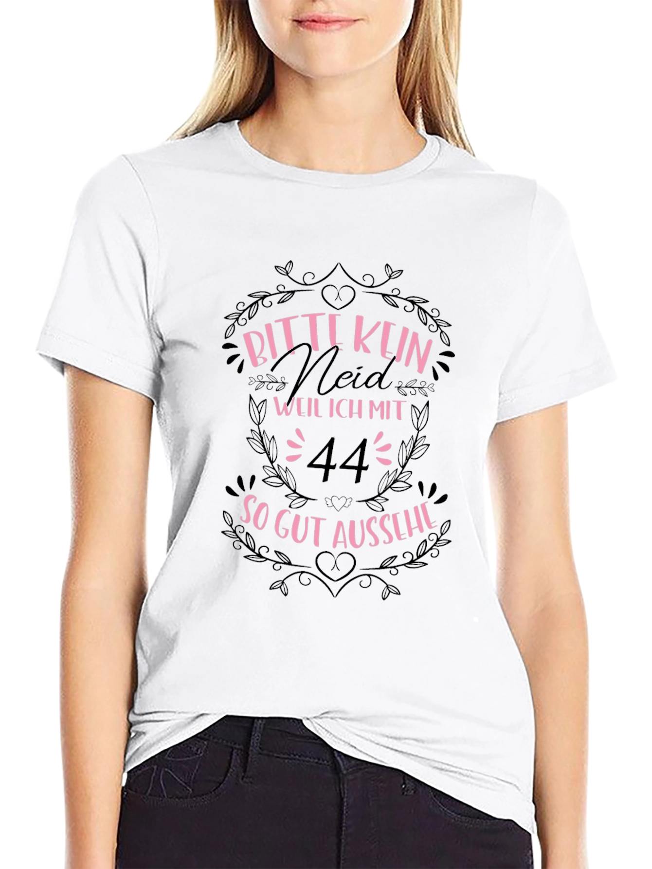 Funny 44th Birthday T-Shirt - Bitte Kein Neid