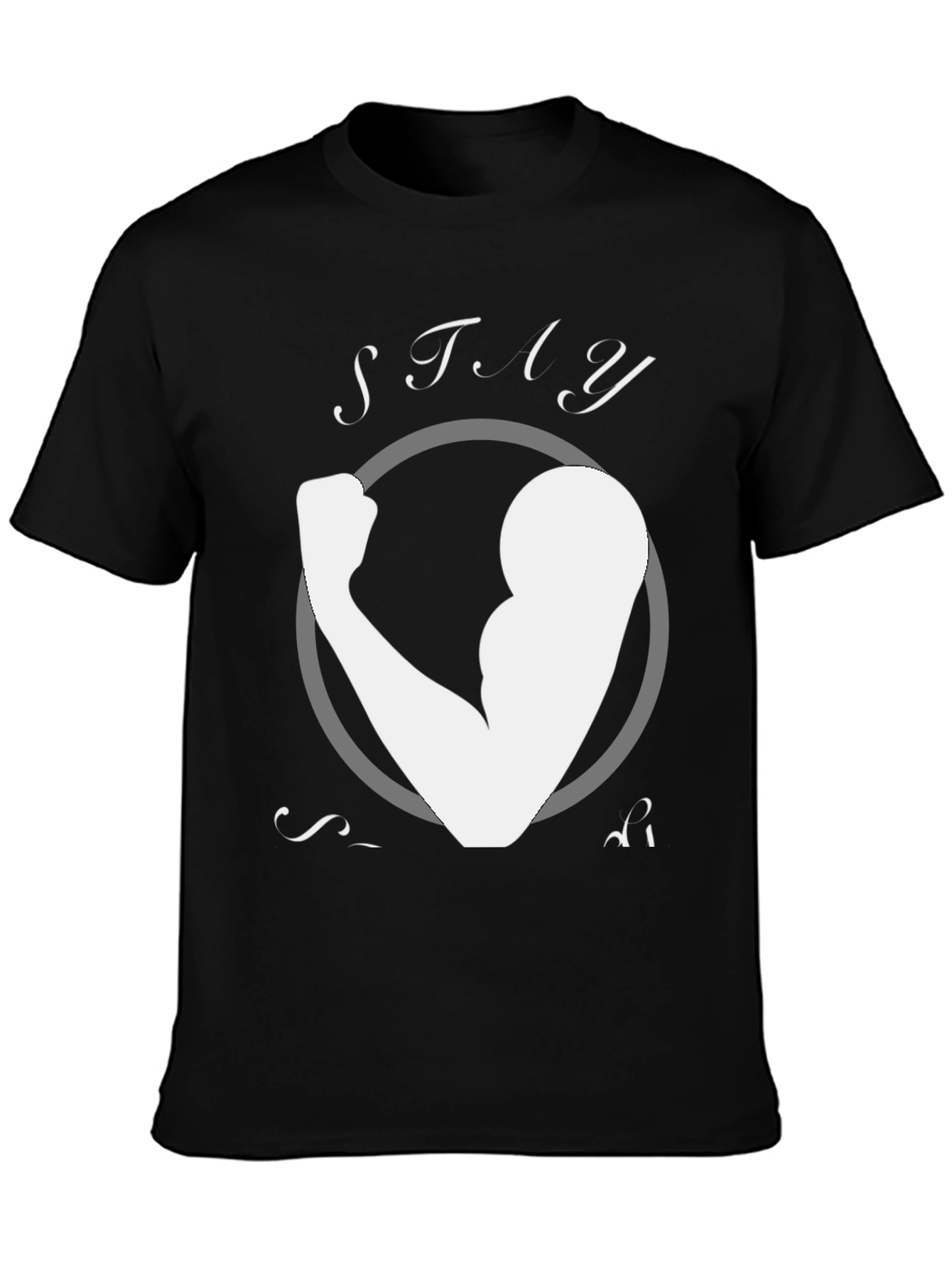 Stay Strong T-Shirt - Arm Muscle Graphic Tee