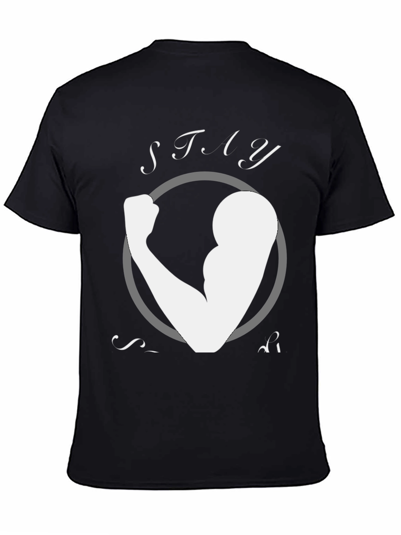 Stay Strong T-Shirt - Arm Muscle Graphic Tee