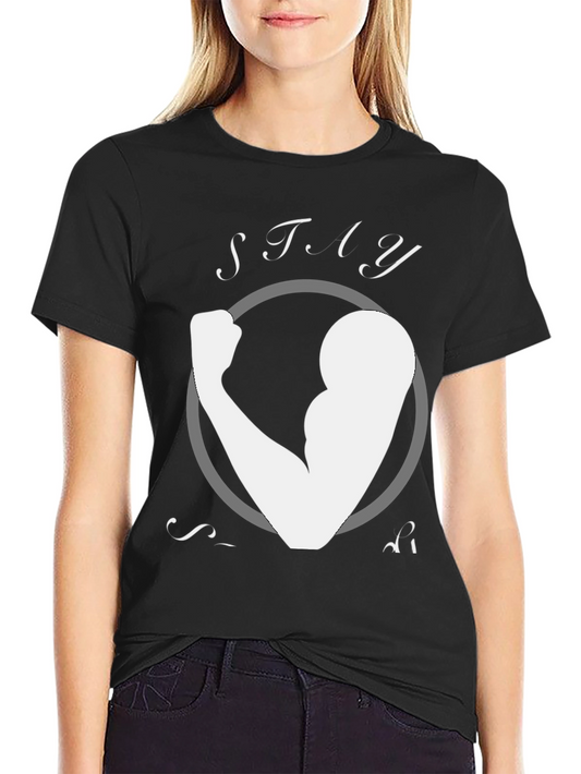 Stay Strong T-Shirt - Arm Muscle Graphic Tee