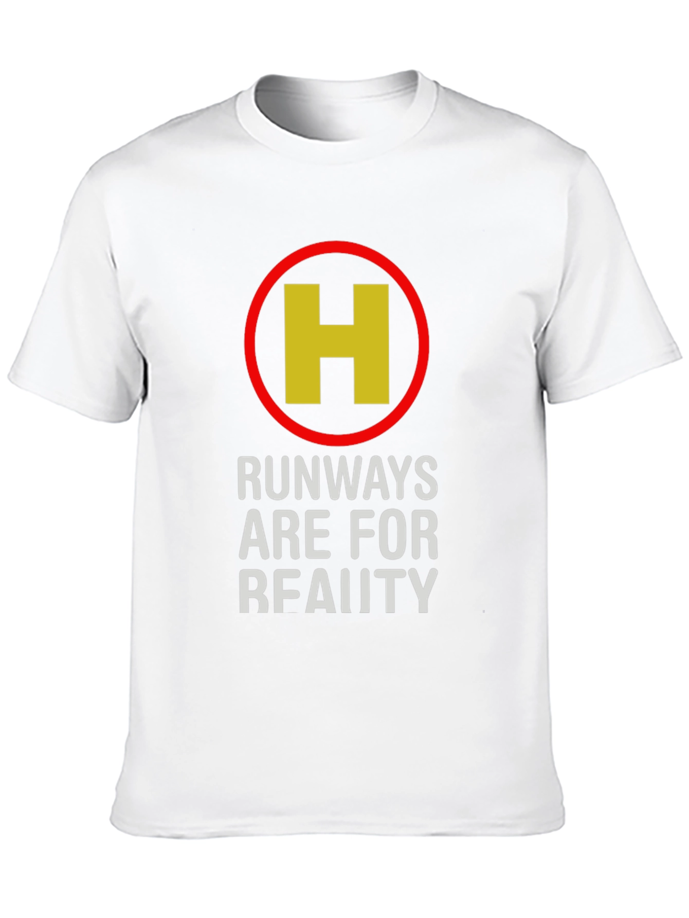 Runways Are For Reality Black Graphic Tee