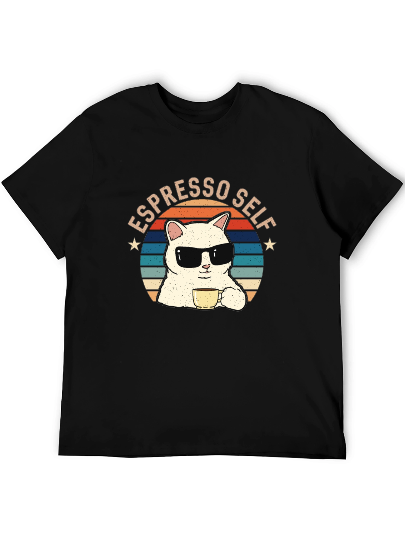 Espresso Self Funny Cat T-Shirt