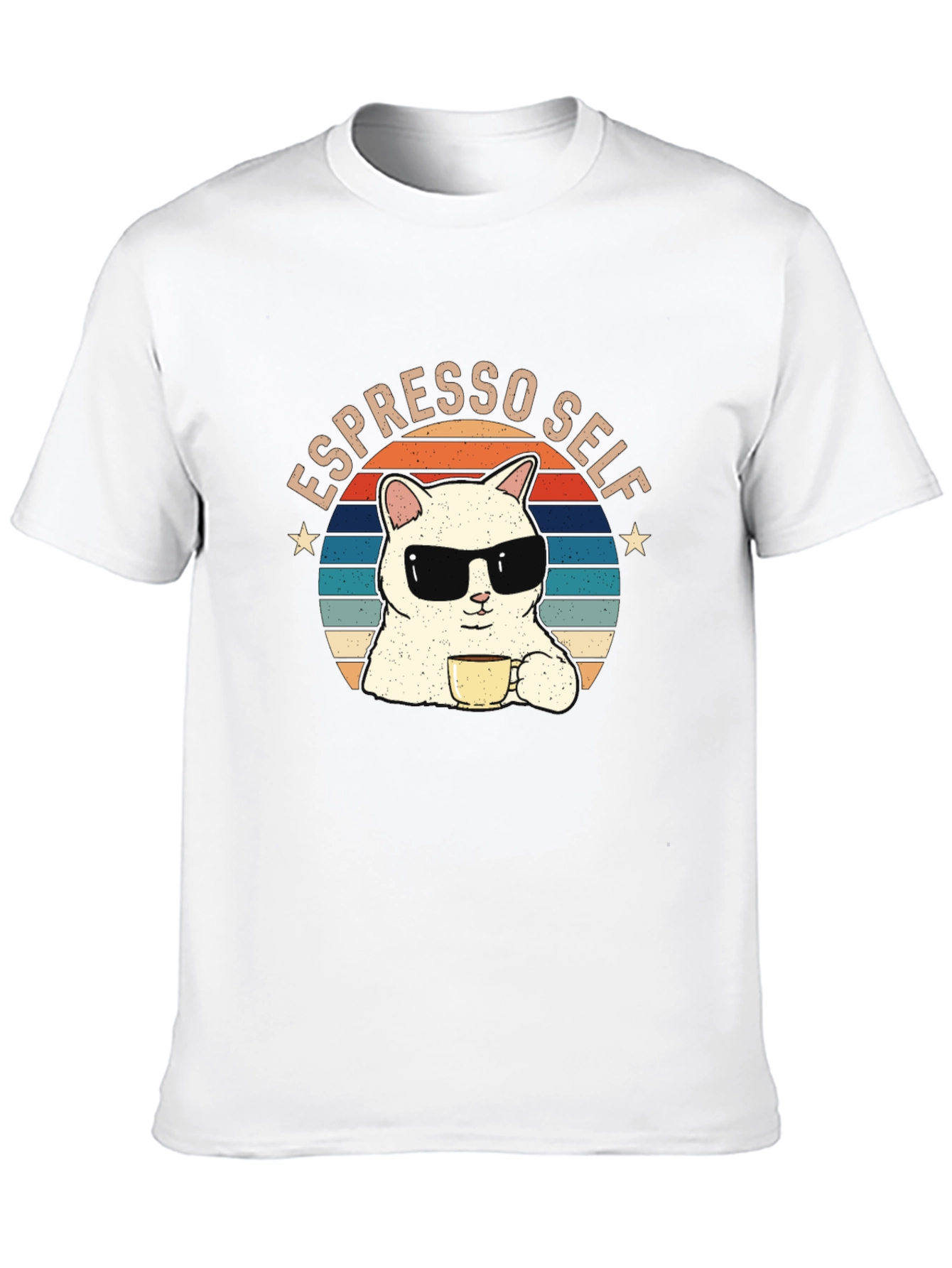 Espresso Self Funny Cat T-Shirt