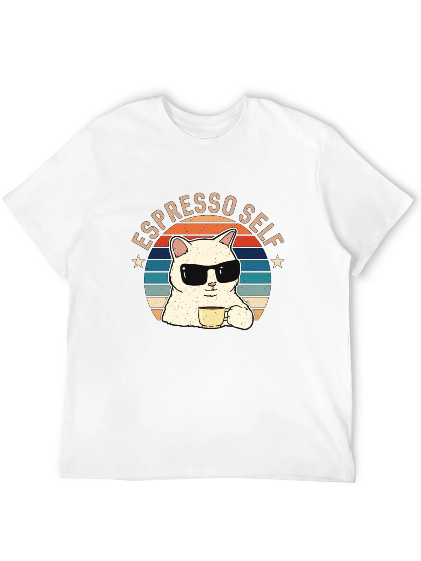 Espresso Self Funny Cat T-Shirt
