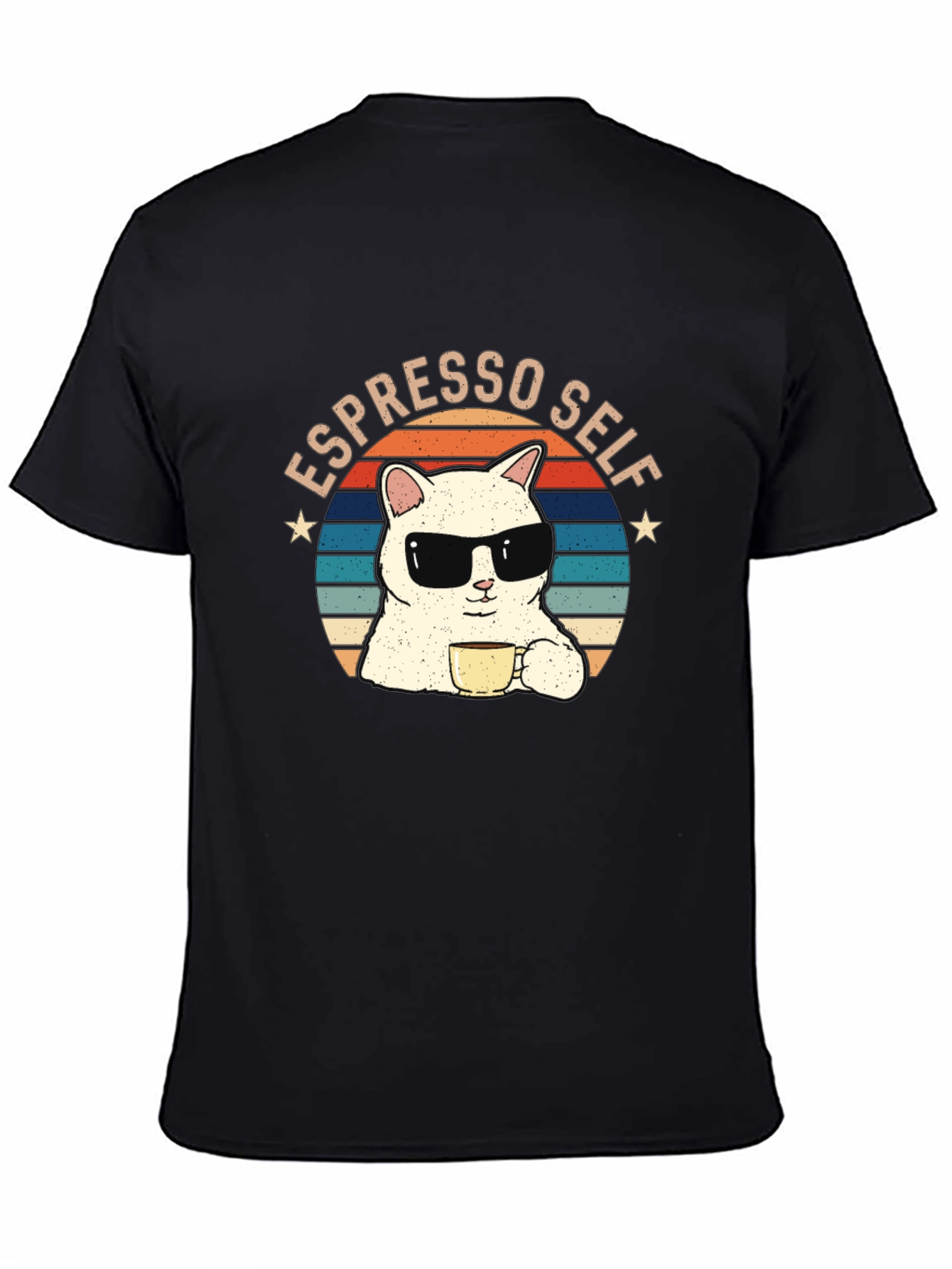 Espresso Self Funny Cat T-Shirt