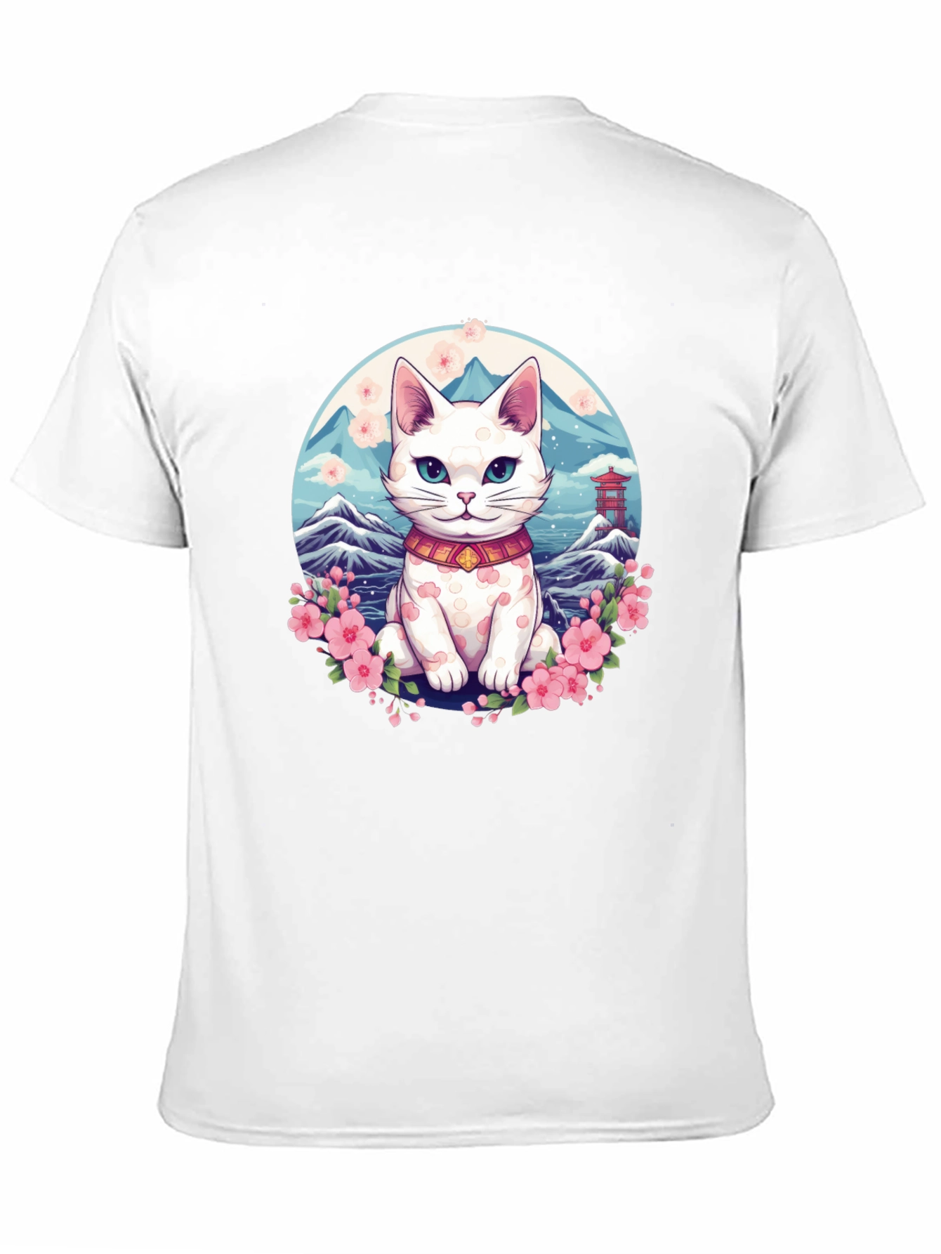 Lucky Cat T-Shirt - Japanese Anime Design