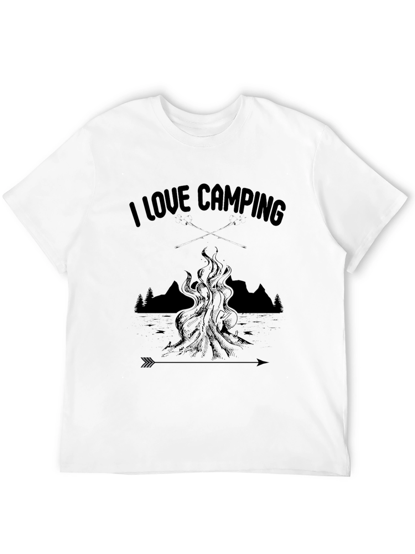 I Love Camping Graphic Tee
