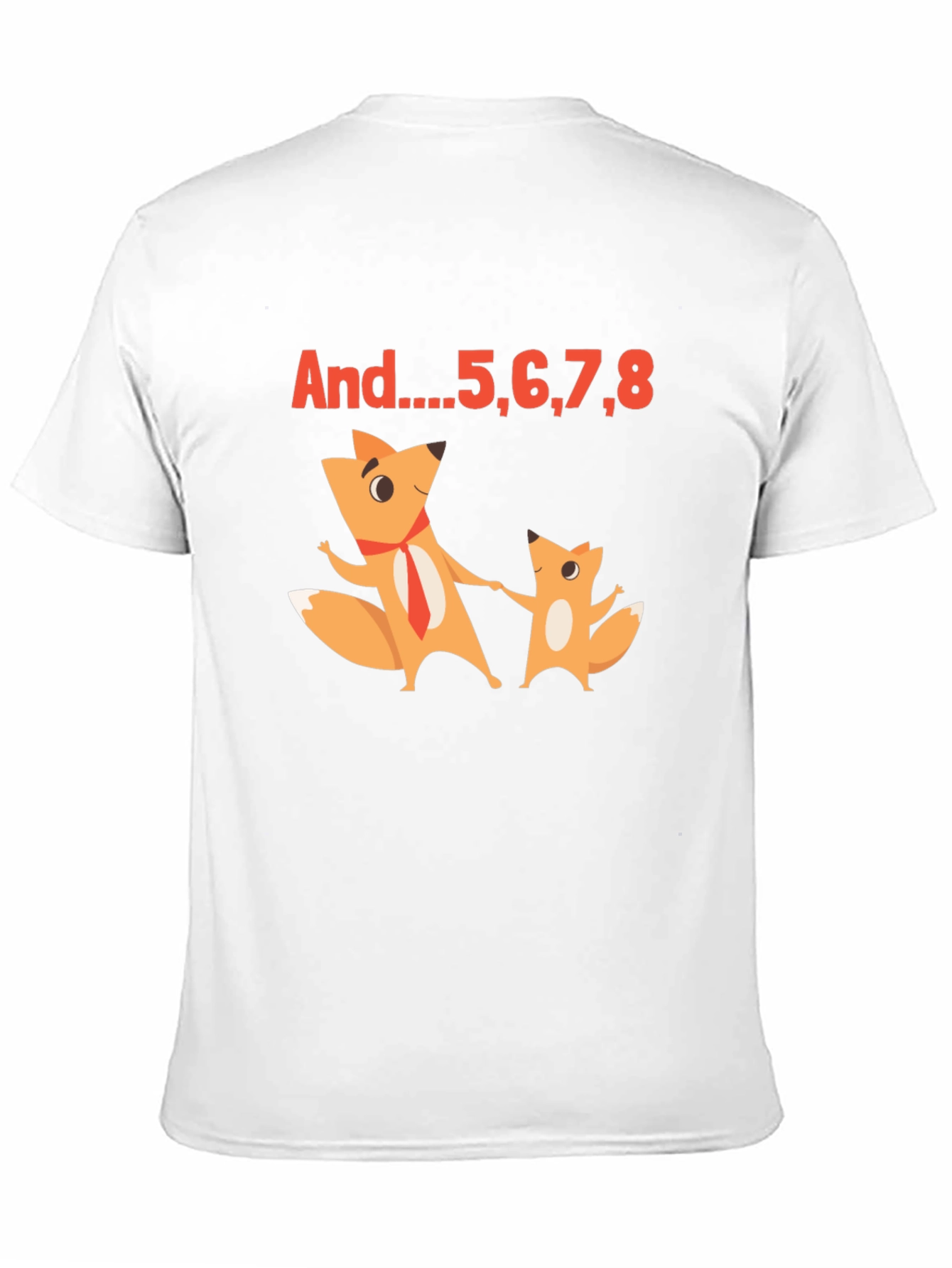 Funny Foxes T-Shirt - And...5678 Dance Counting Tee