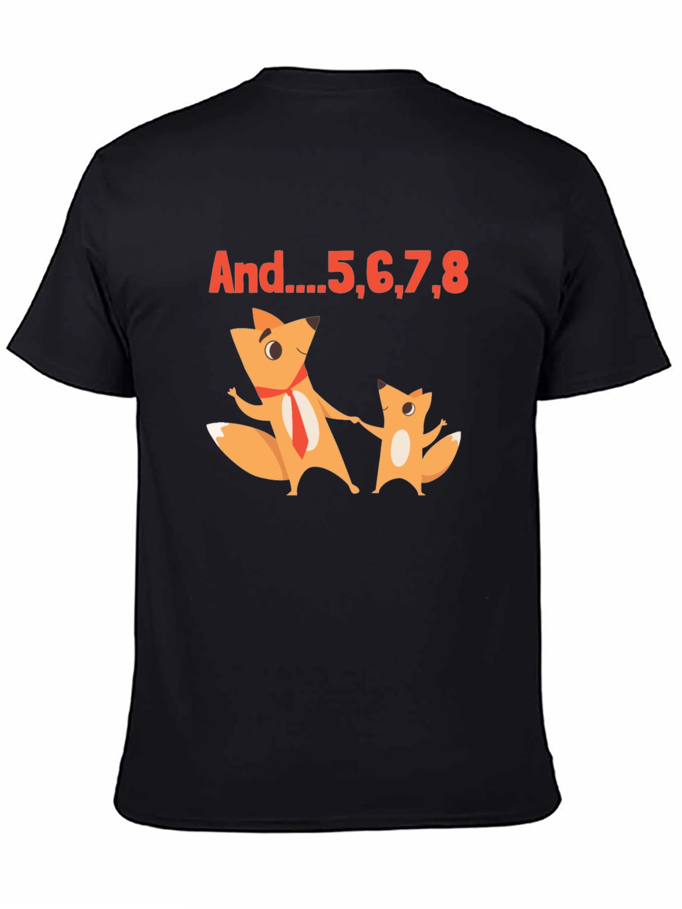 Funny Foxes T-Shirt - And...5678 Dance Counting Tee
