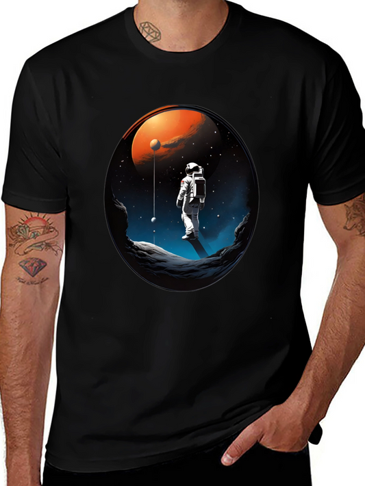 Astronaut Graphic T-Shirt - Space Exploration Design