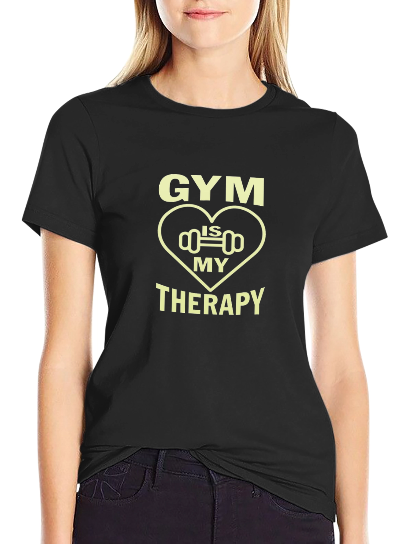 Gym is My Therapy Graphic Tee