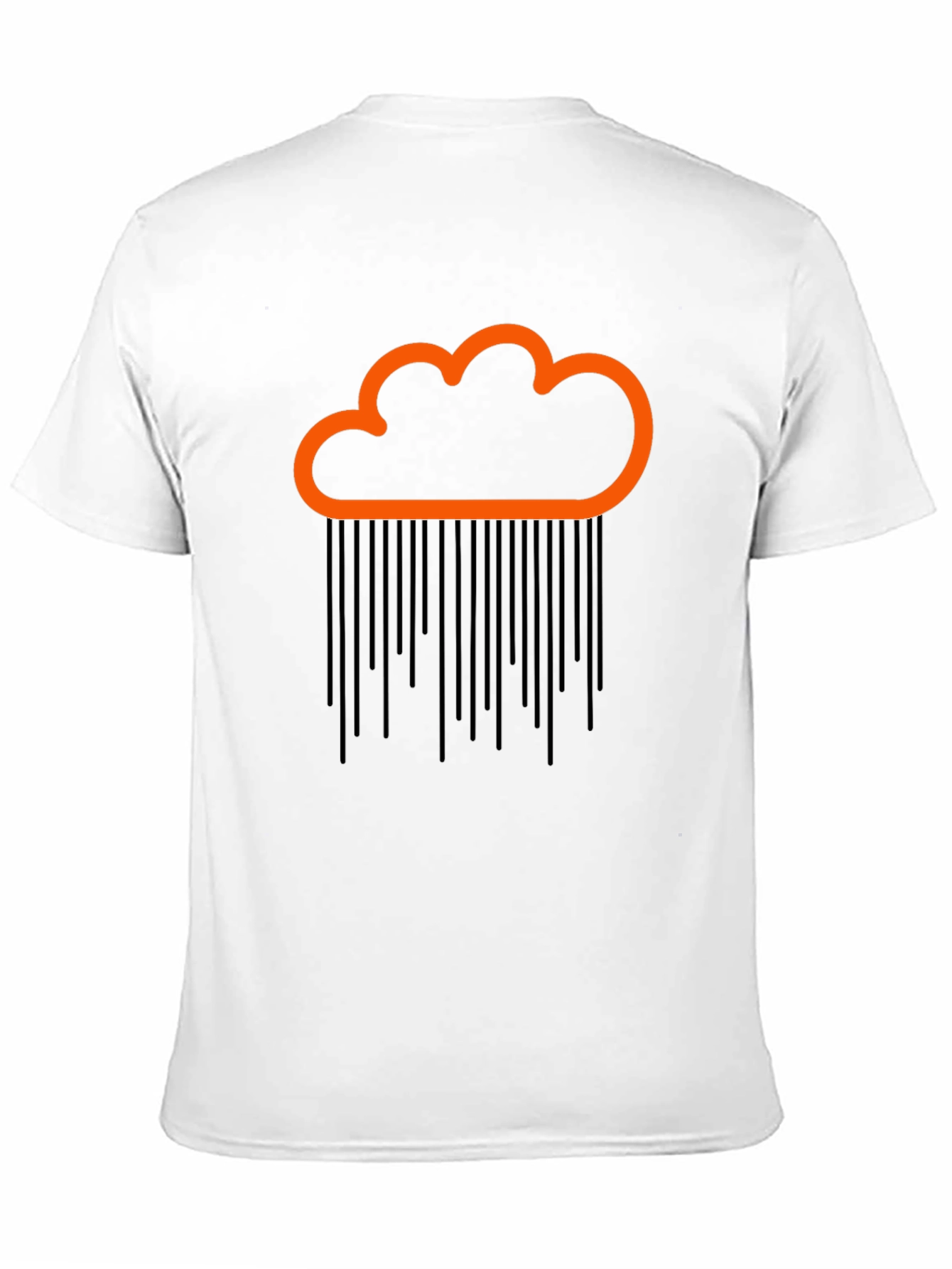 Cloud Rain Graphic Tee - Black