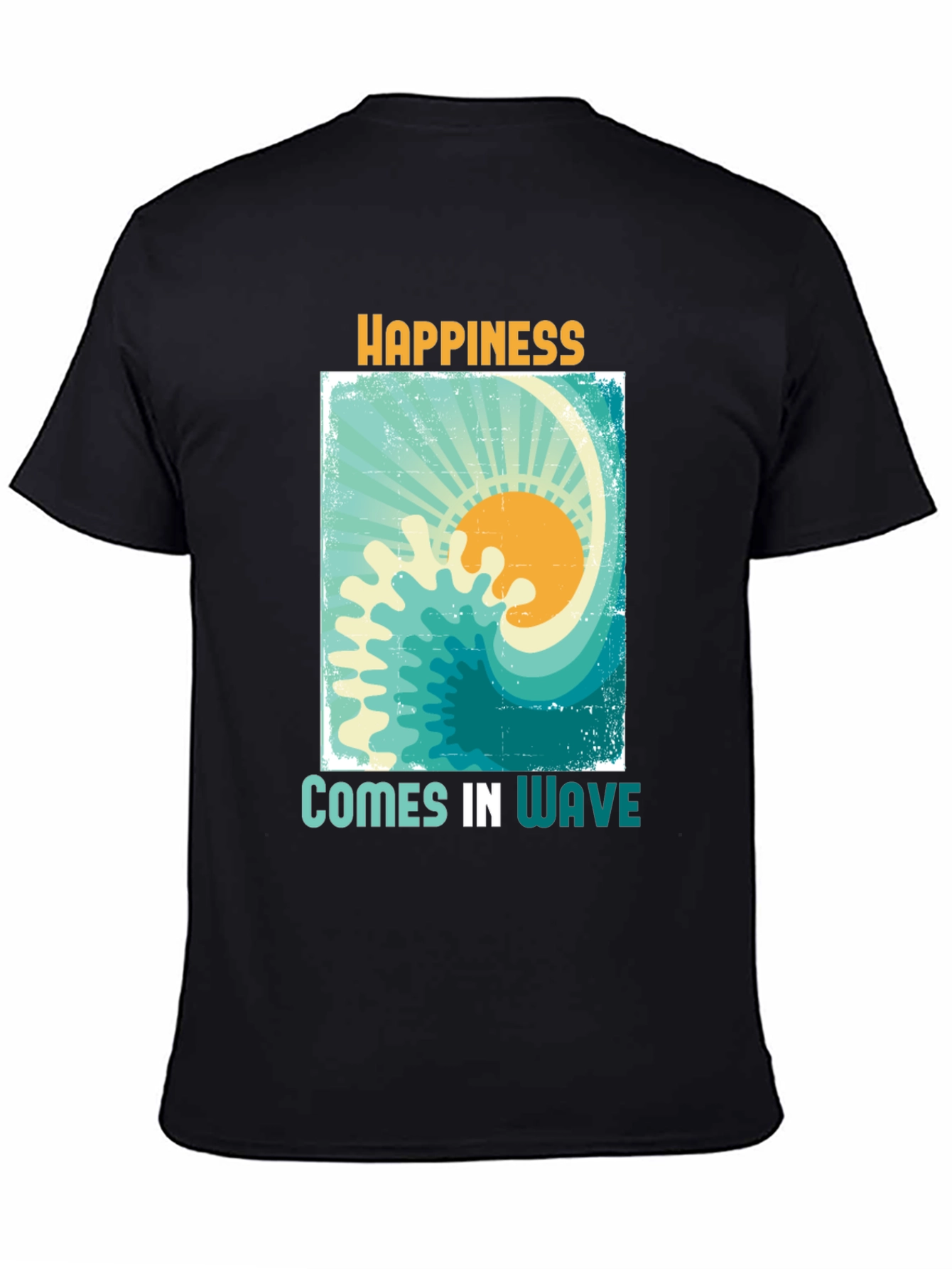 Happiness Comes In Wave Tee