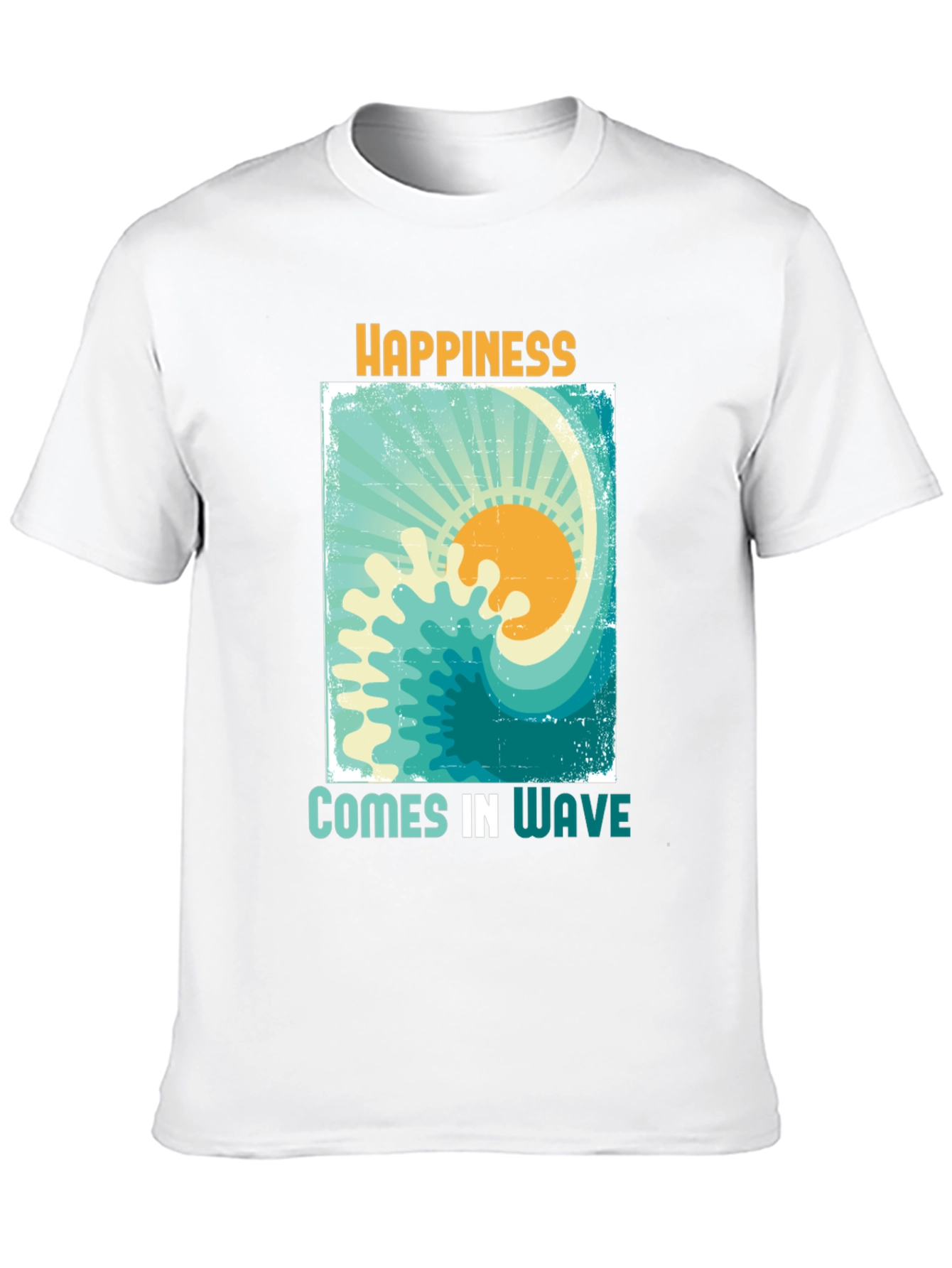 Happiness Comes In Wave Tee