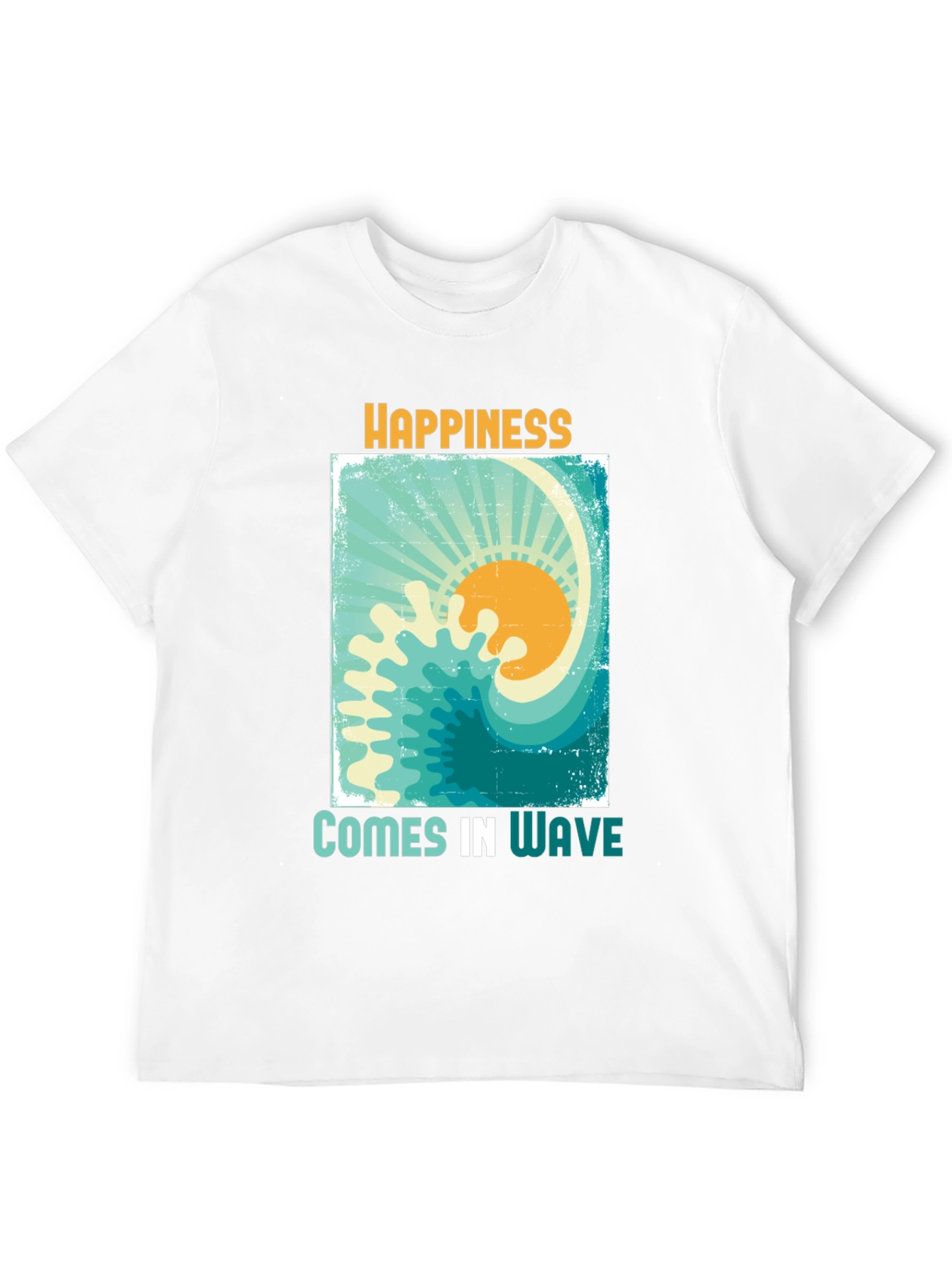 Happiness Comes In Wave Tee