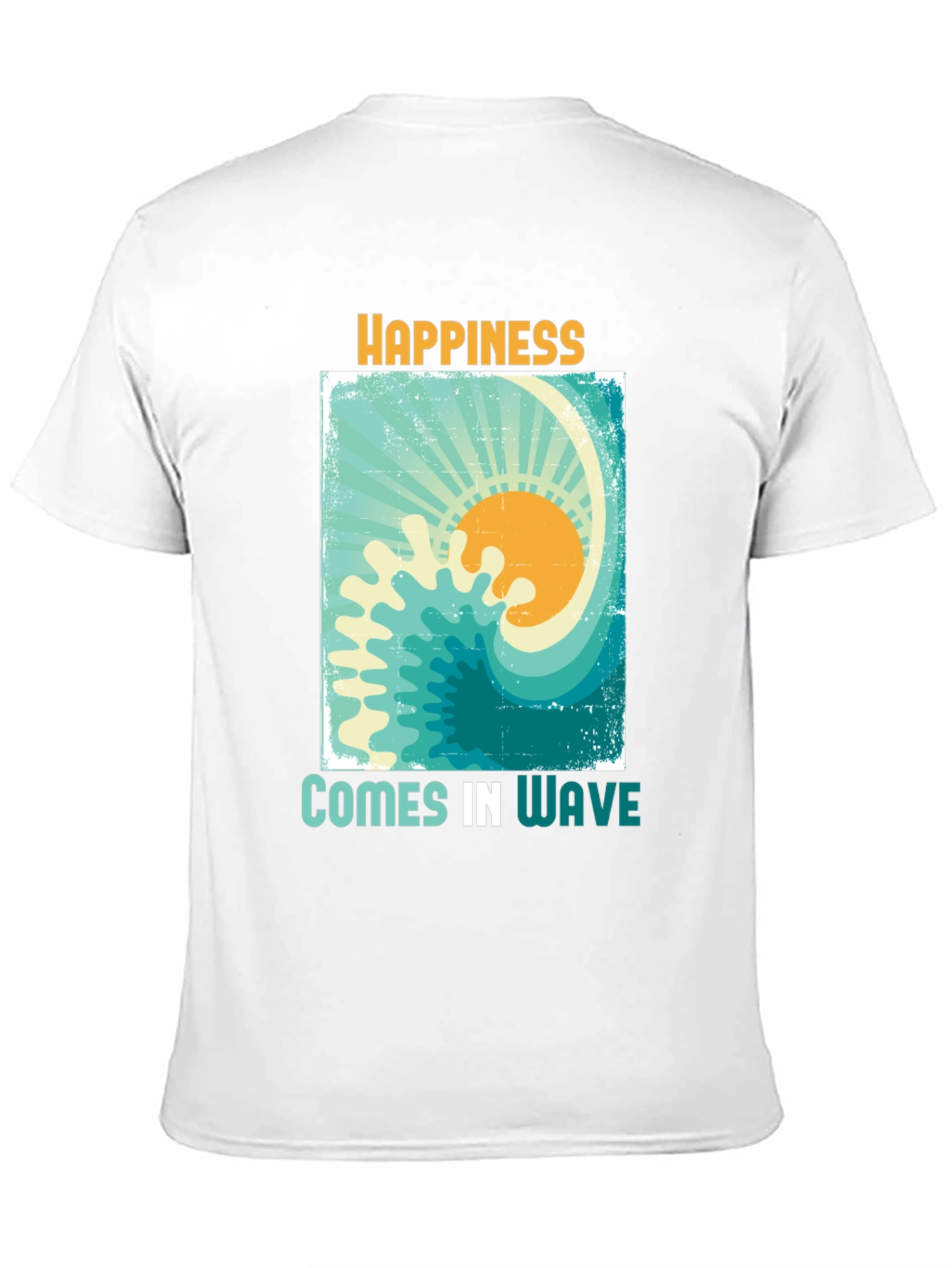 Happiness Comes In Wave Tee