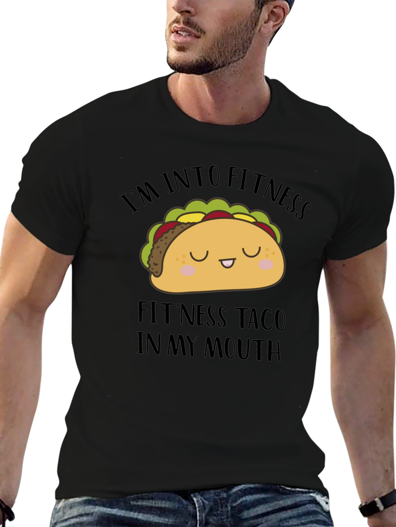 Im Into Fitness Taco Graphic Tee