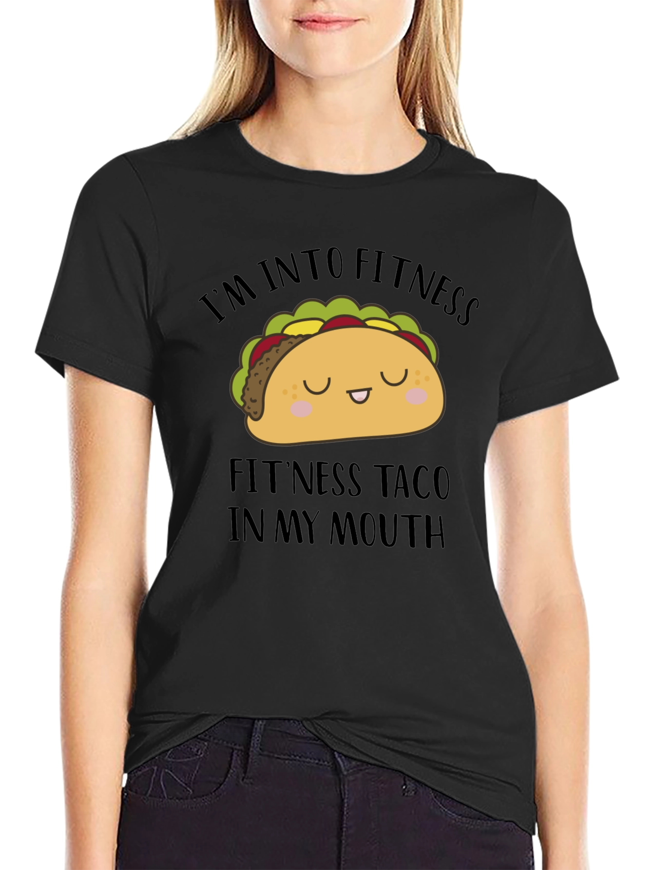 Im Into Fitness Taco Graphic Tee