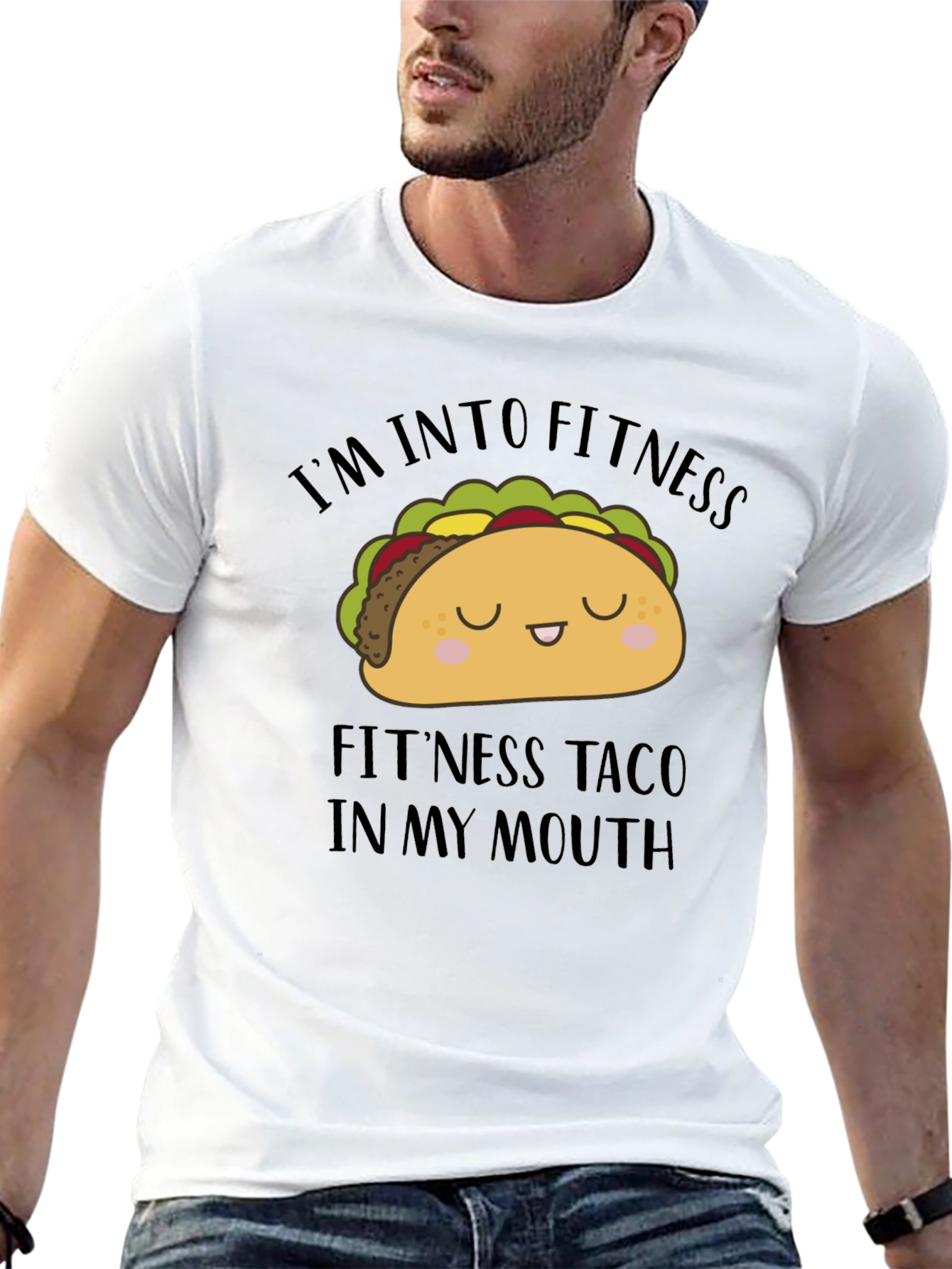 Im Into Fitness Taco Graphic Tee