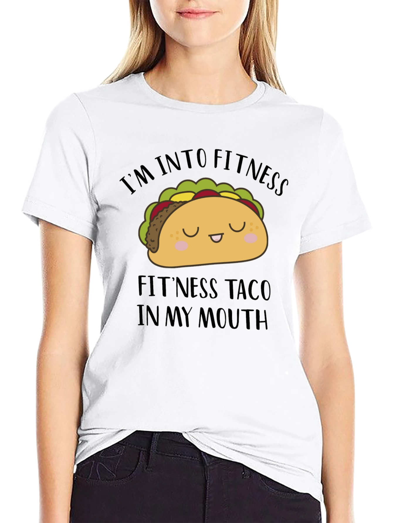 Im Into Fitness Taco Graphic Tee