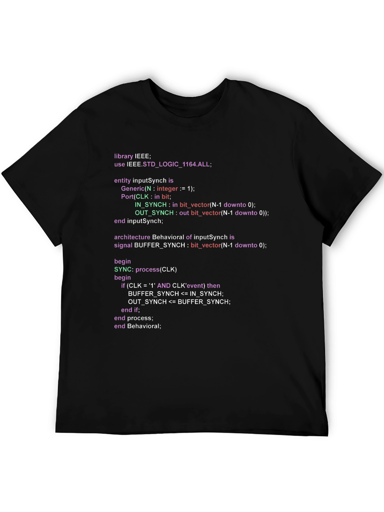 Code Script Graphic T-Shirt