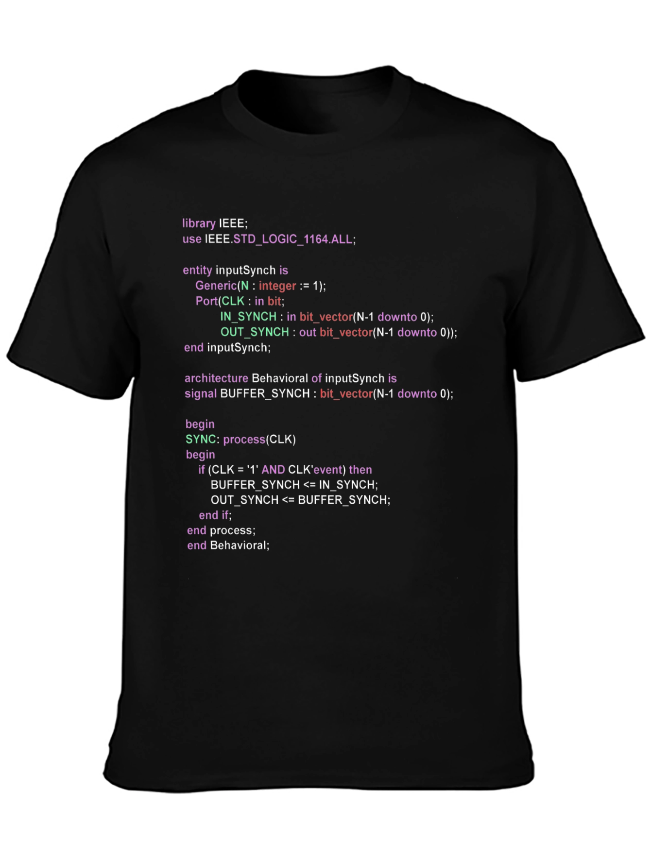 Code Script Graphic T-Shirt