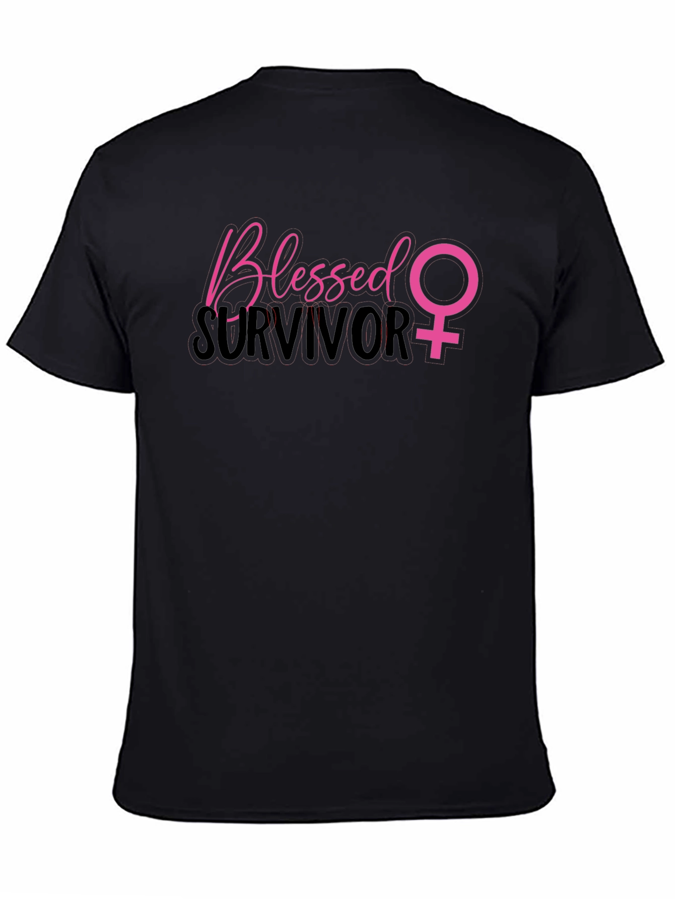 Blessed Survivor T-Shirt - Breast Cancer Awareness