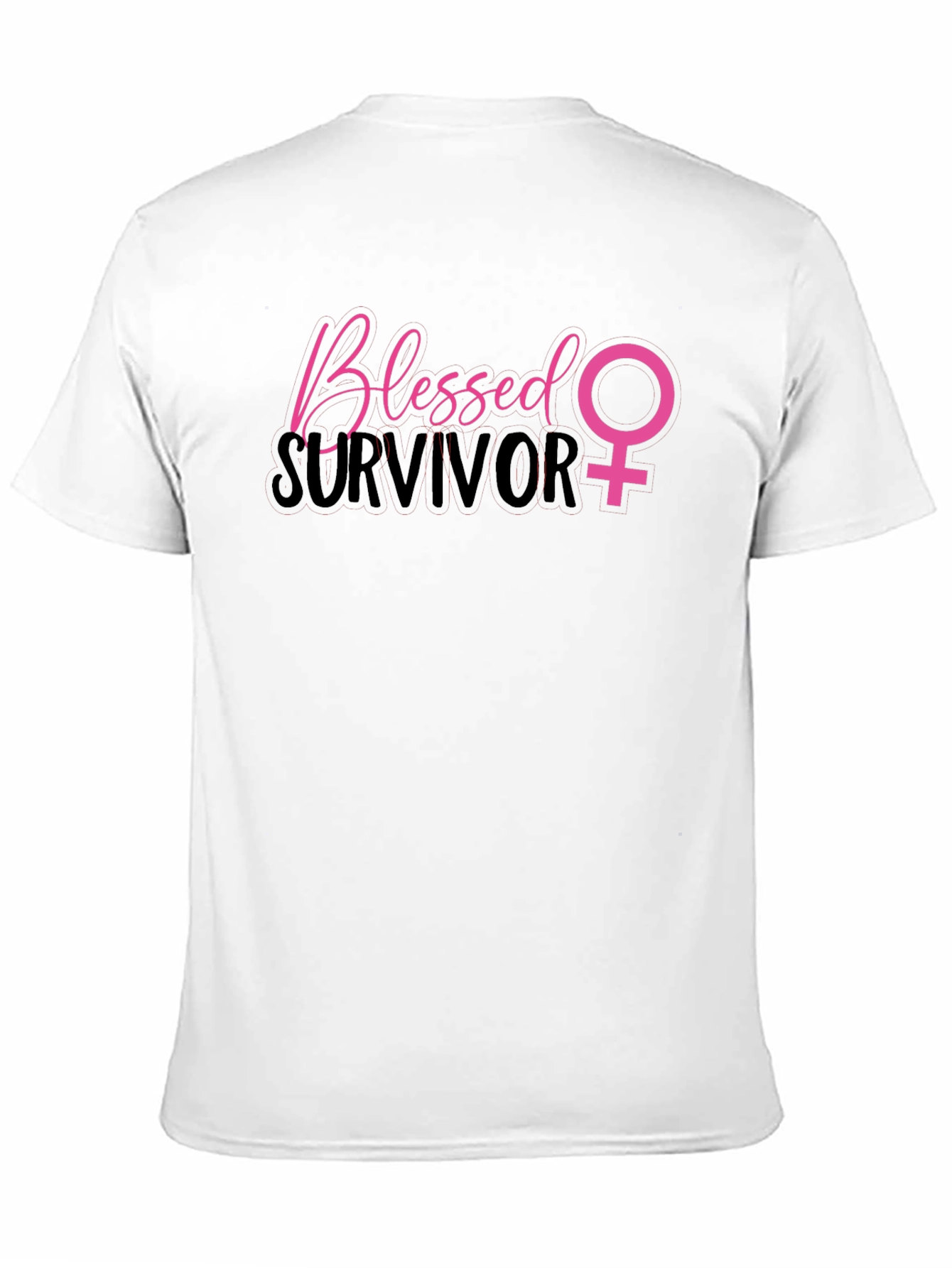 Blessed Survivor T-Shirt - Breast Cancer Awareness