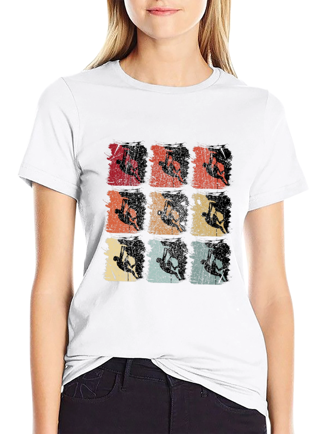 Retro Rock Climbing T-Shirt