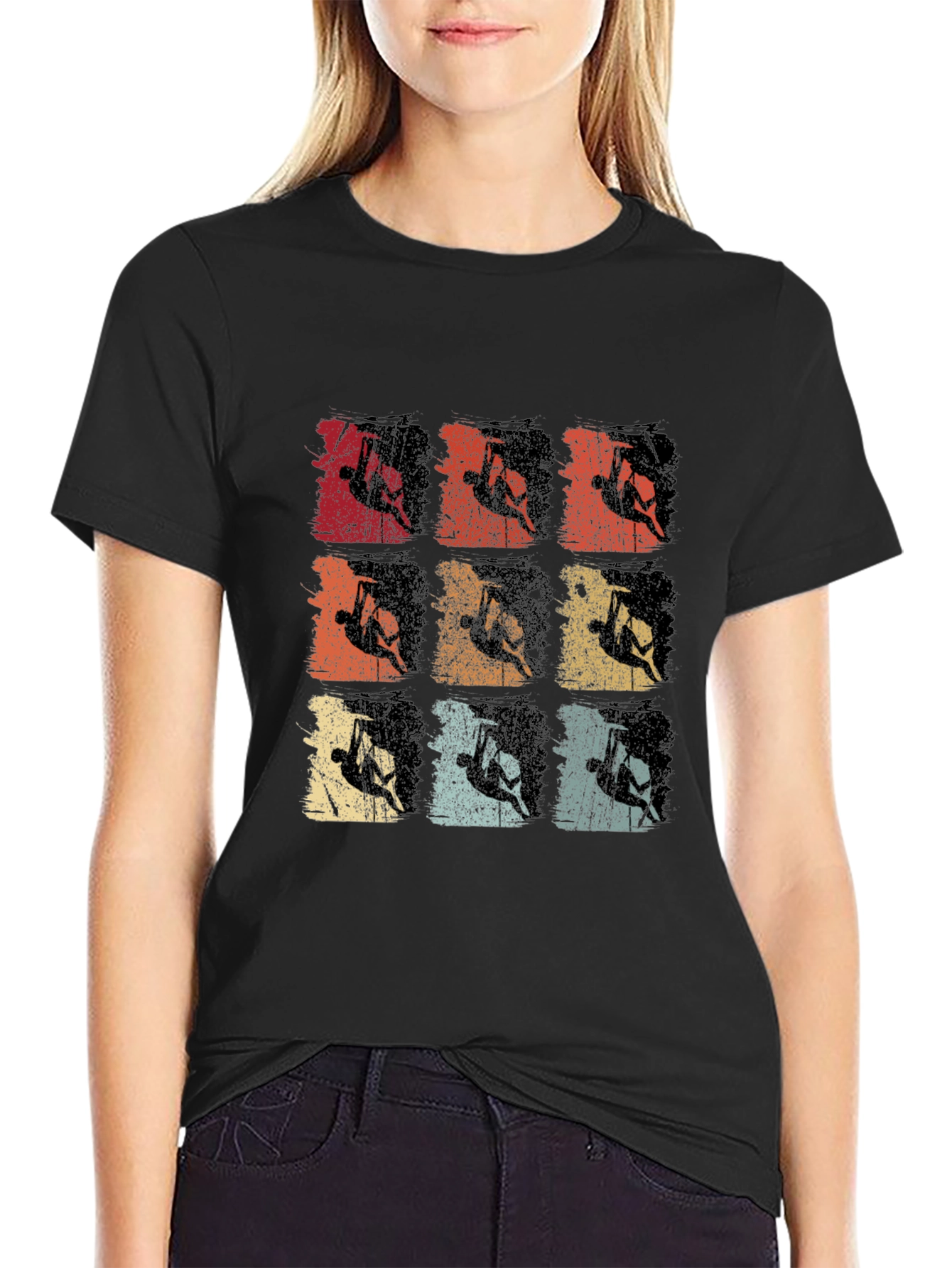 Retro Rock Climbing T-Shirt