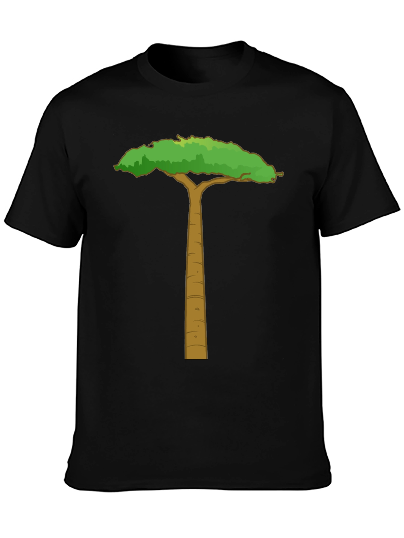 Cartoon Baobab Tree Graphic Tee