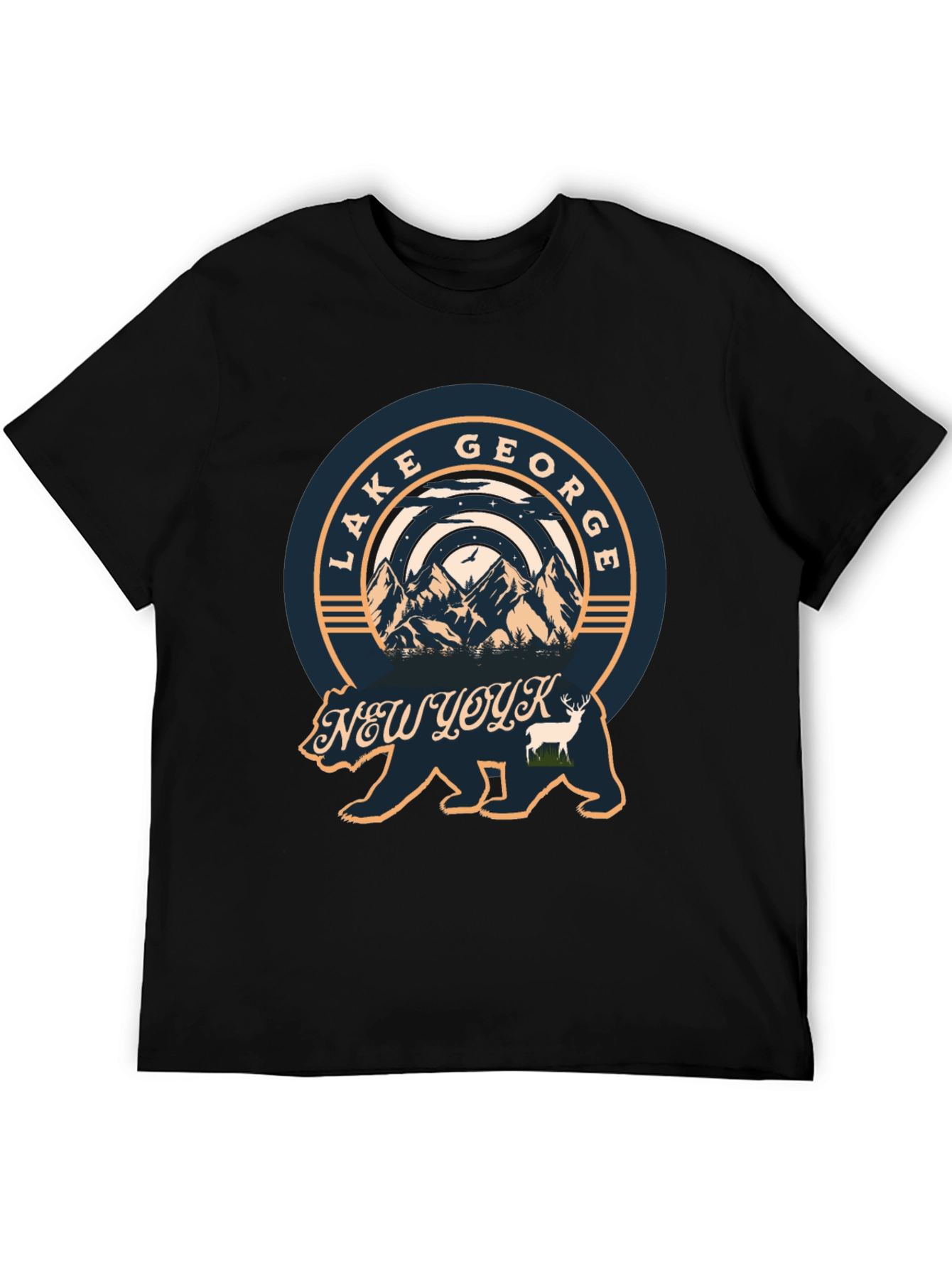 Lake George New York Bear T-Shirt