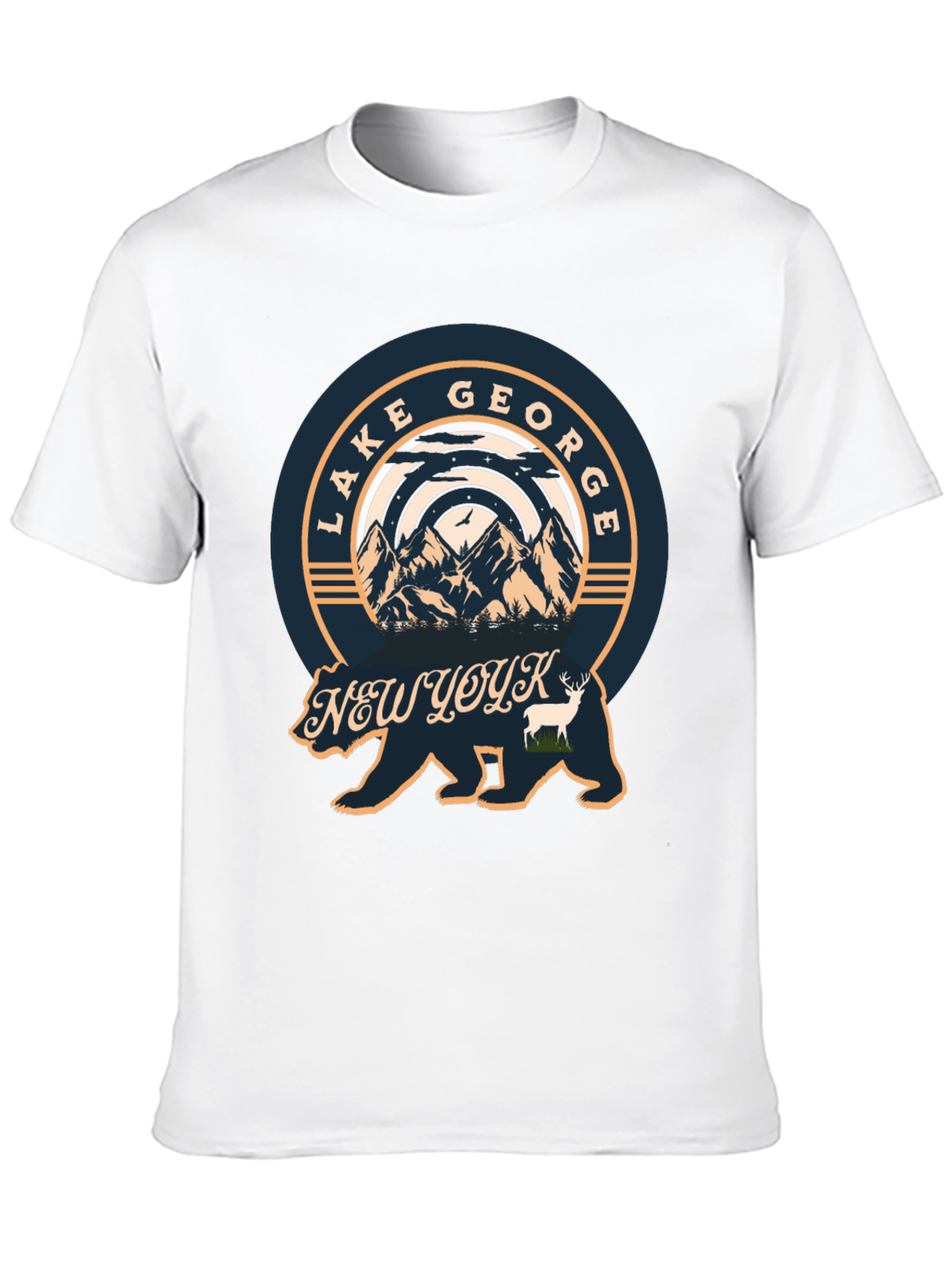 Lake George New York Bear T-Shirt