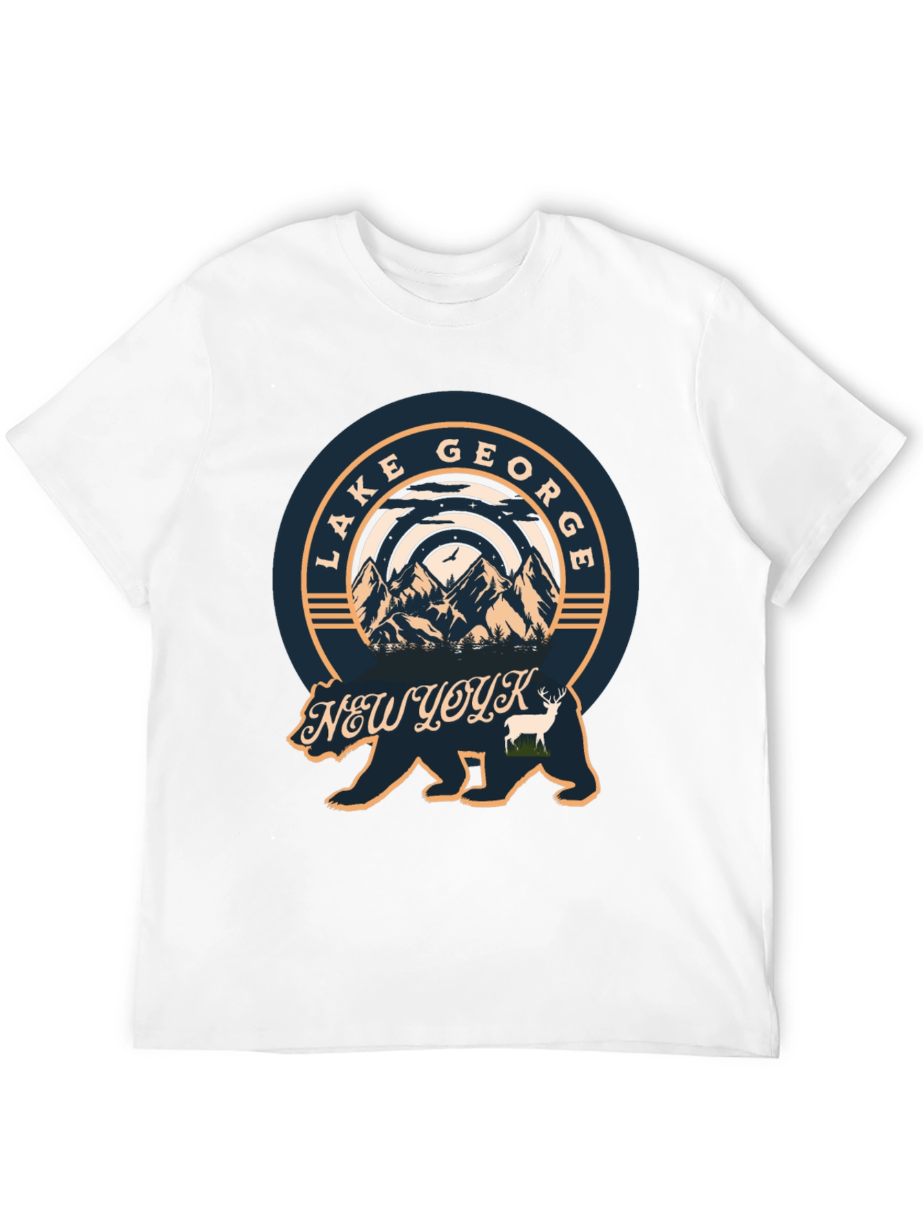 Lake George New York Bear T-Shirt