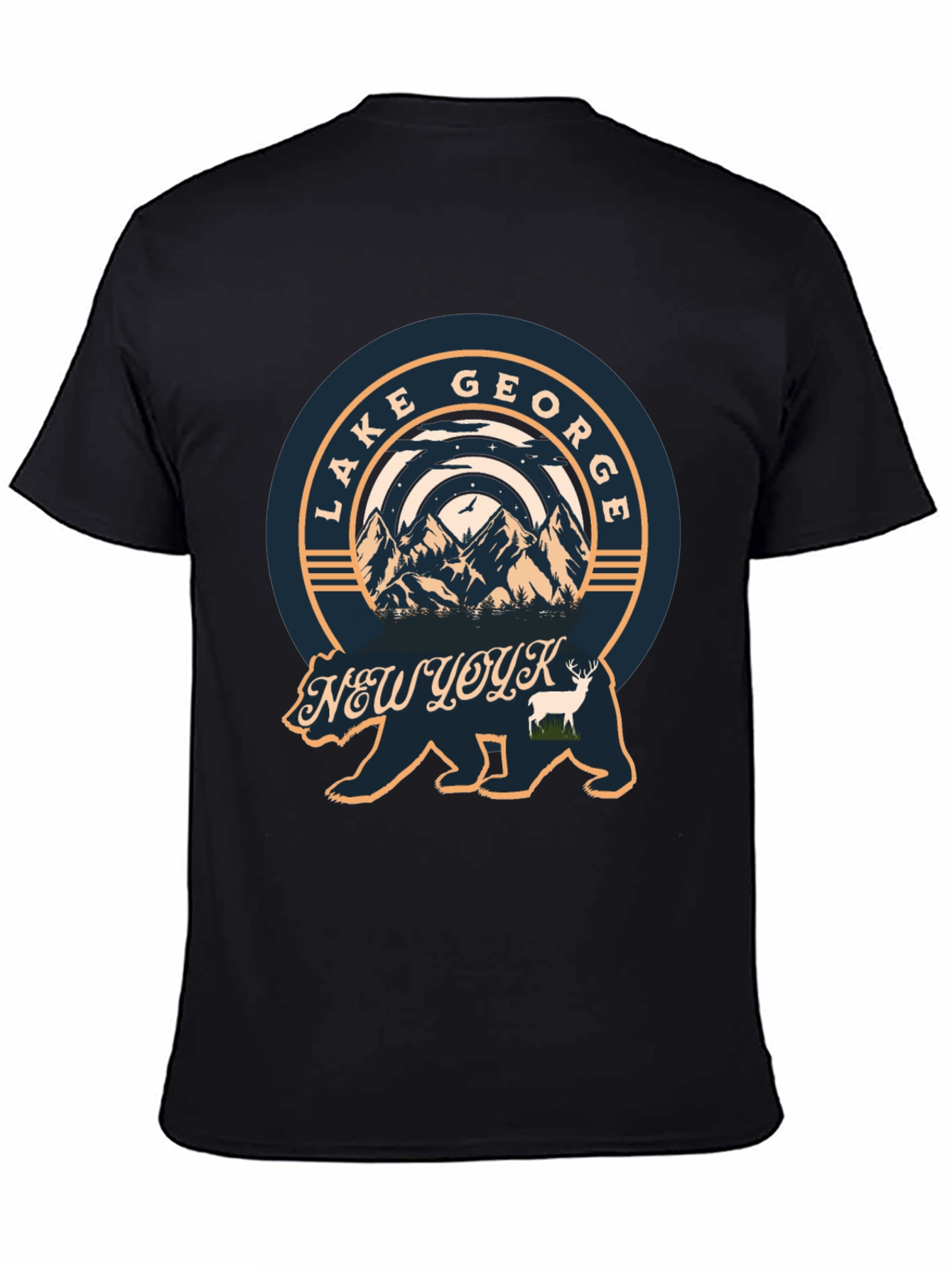 Lake George New York Bear T-Shirt