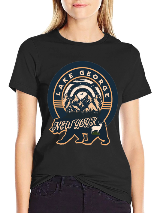 Lake George New York Bear T-Shirt
