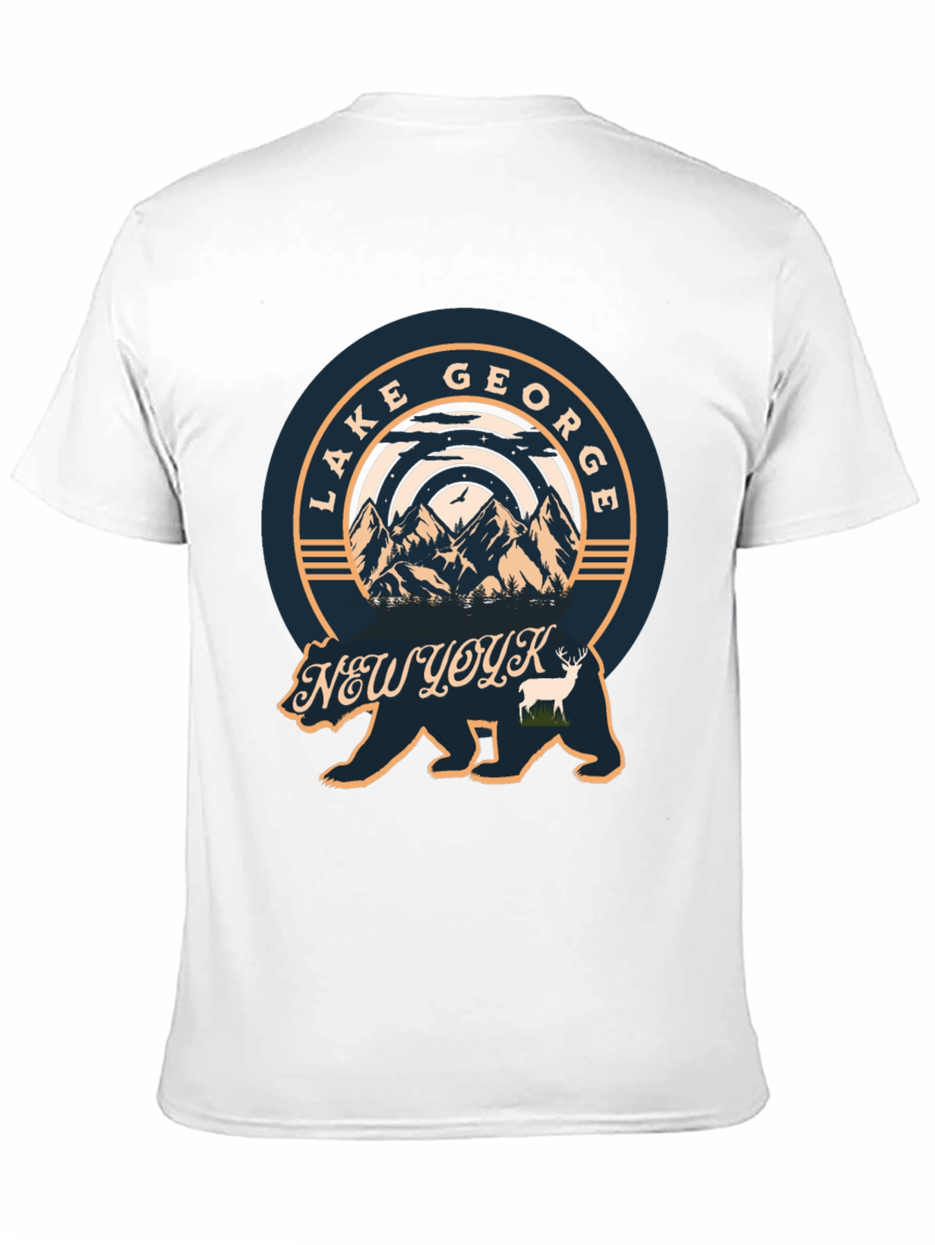 Lake George New York Bear T-Shirt